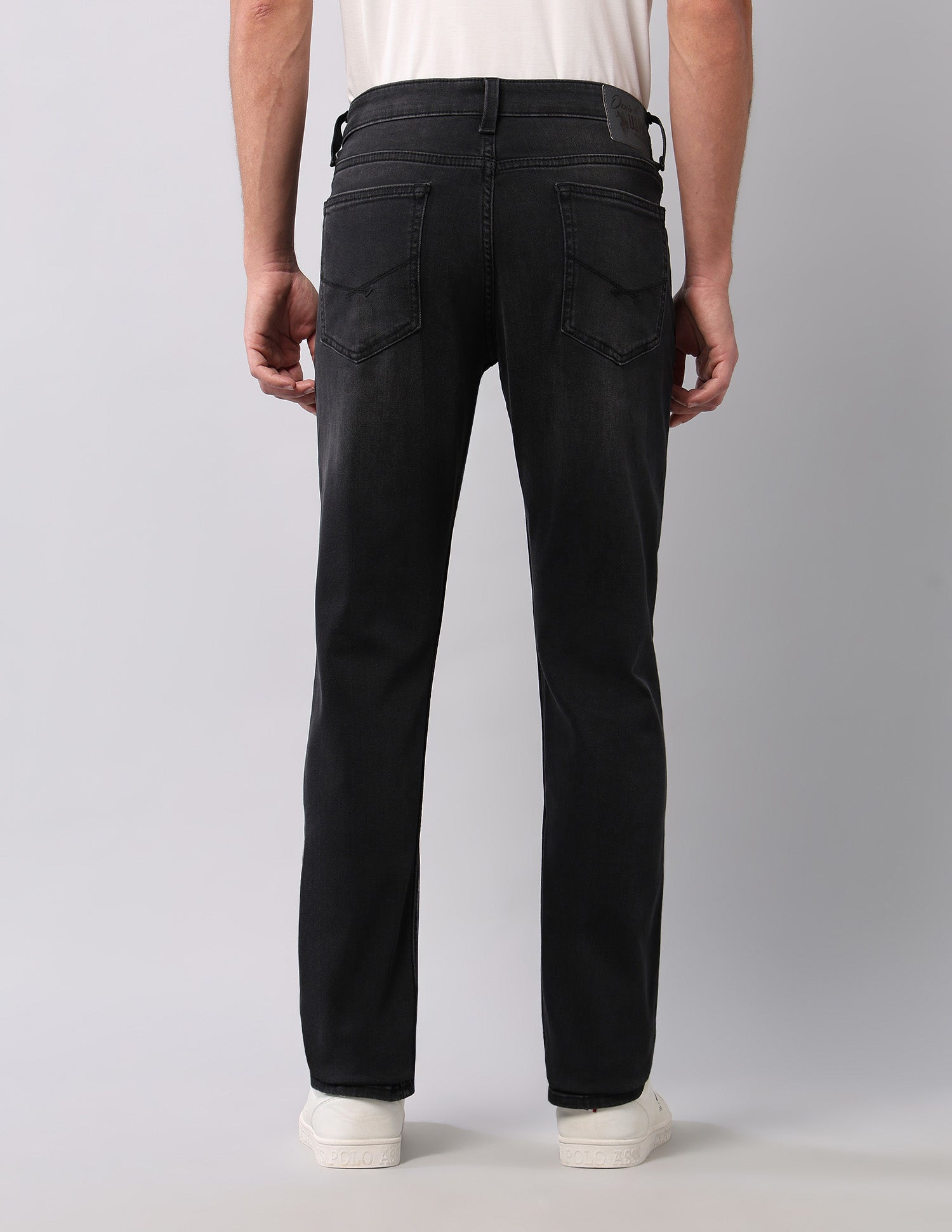 Regallo Skinny Fit Black Jeans Black - U.S. Polo Assn. India | Large
