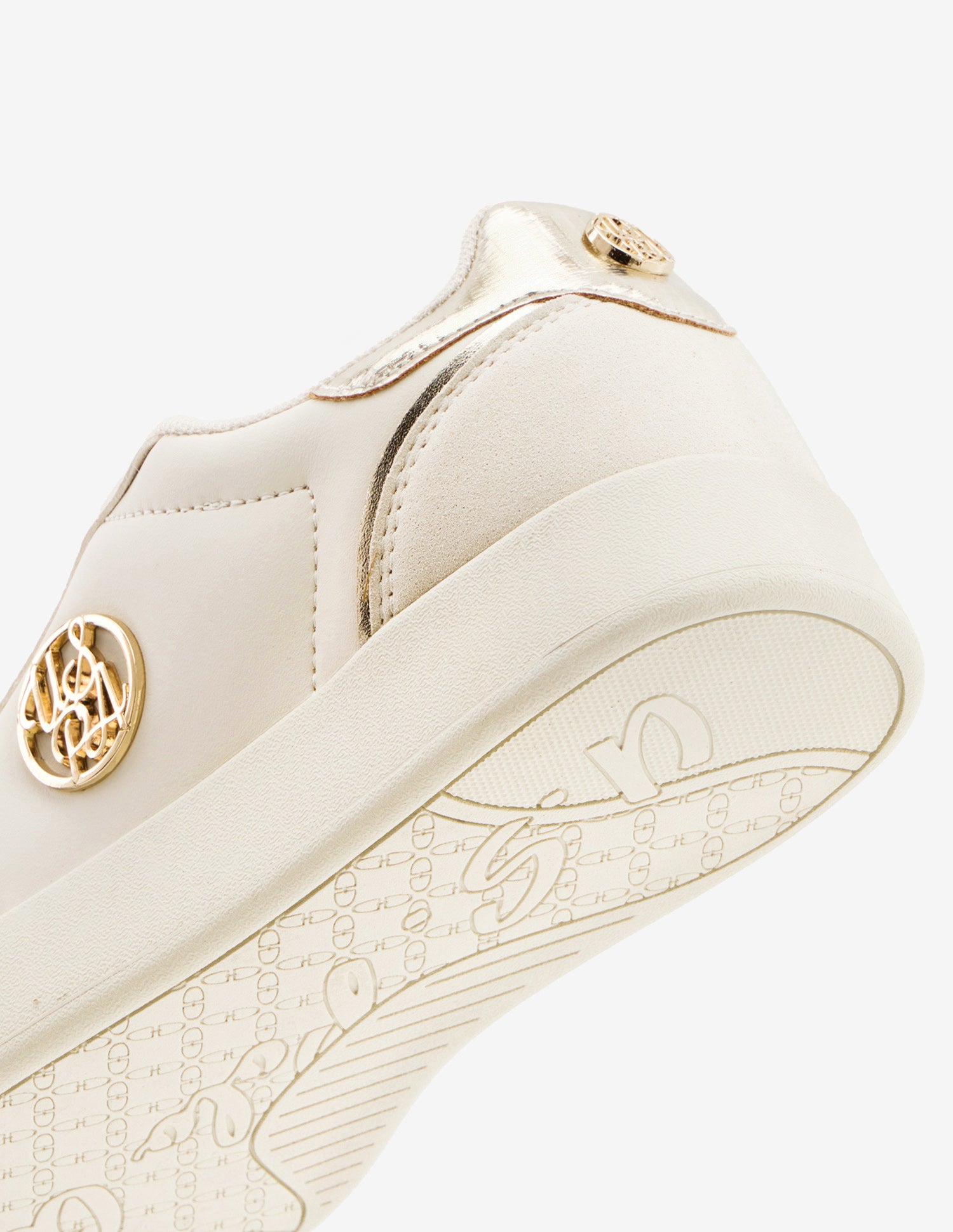 Marcelline Lace-Ups Suede Sneakers Beige - U.S. Polo Assn. India | Large