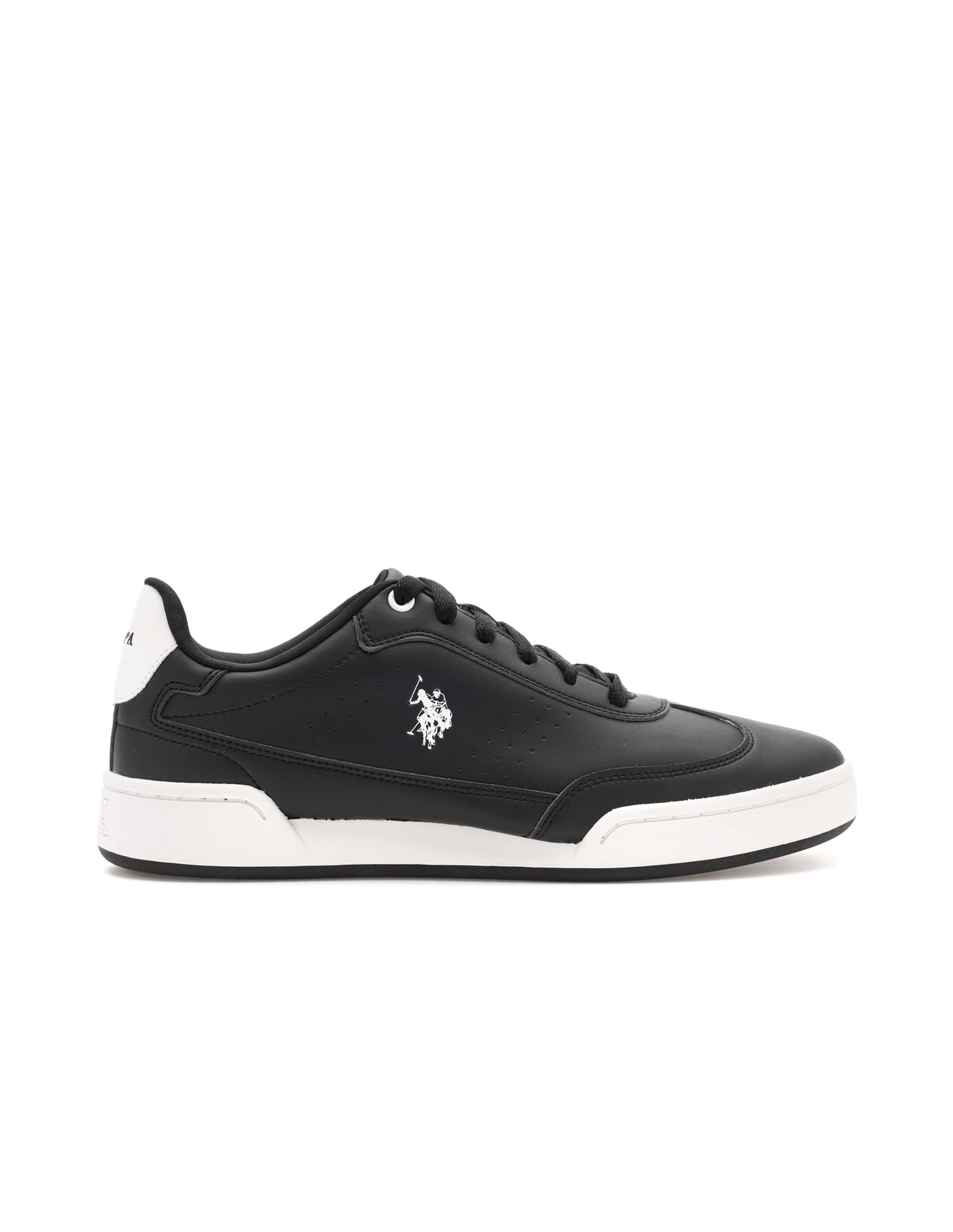 Men Camry Solid Sneaker Black - U.S. Polo Assn. India | Large