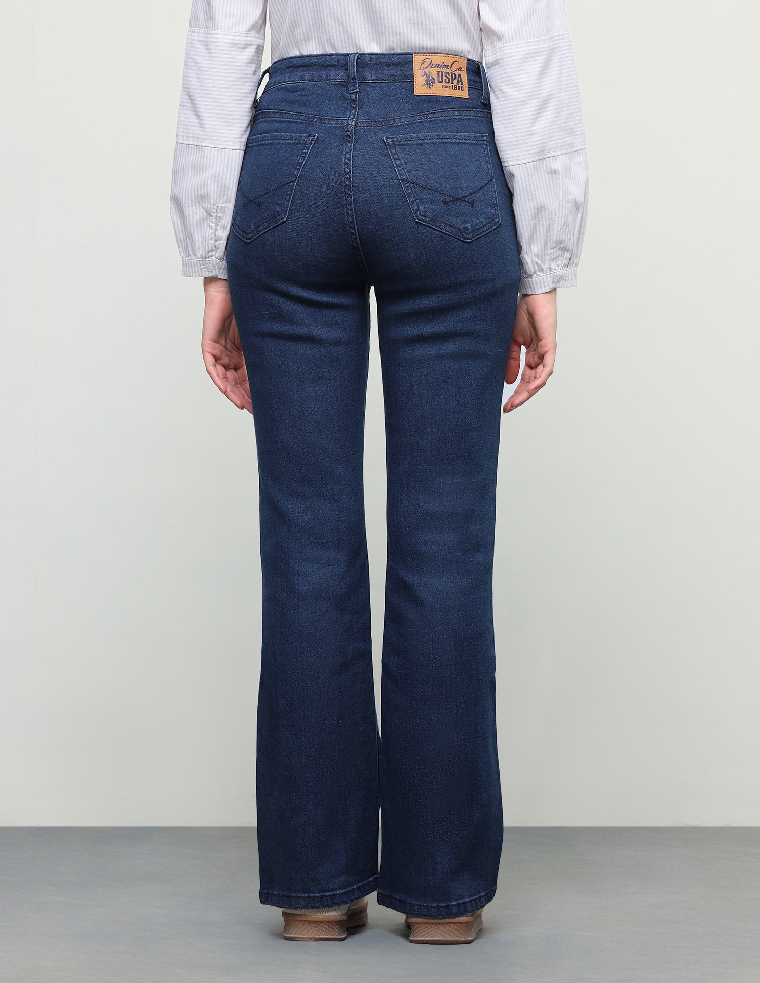 Bootcut Fit Blue Jeans Dark Blue - U.S. Polo Assn. India | Large