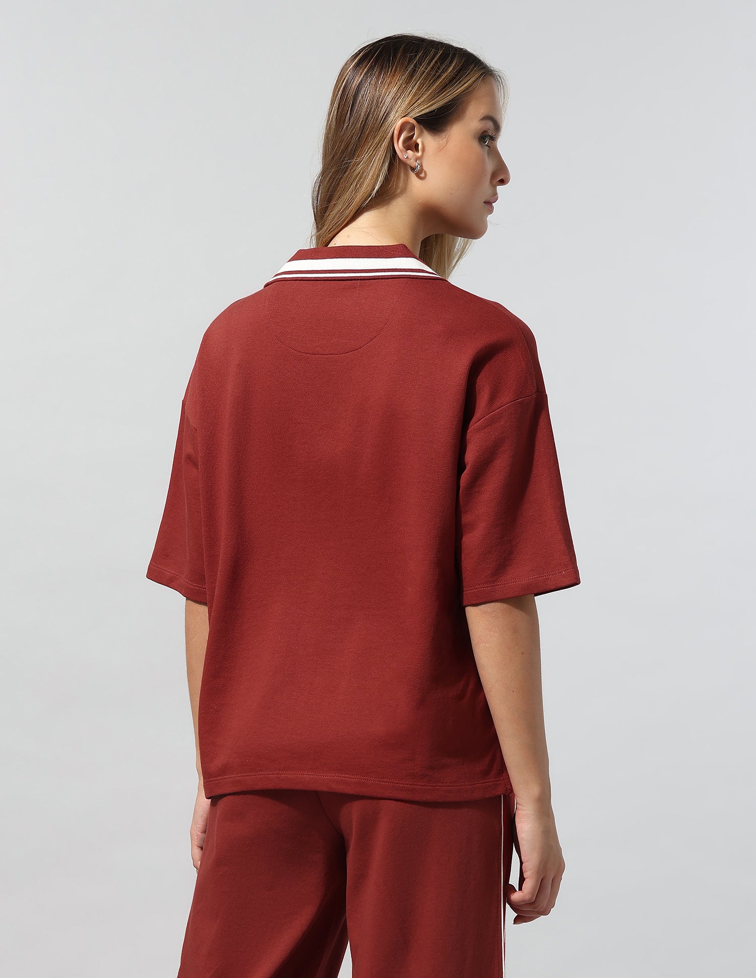 Brand Printed Relaxed Polo Shirt Red - U.S. Polo Assn. India | Large