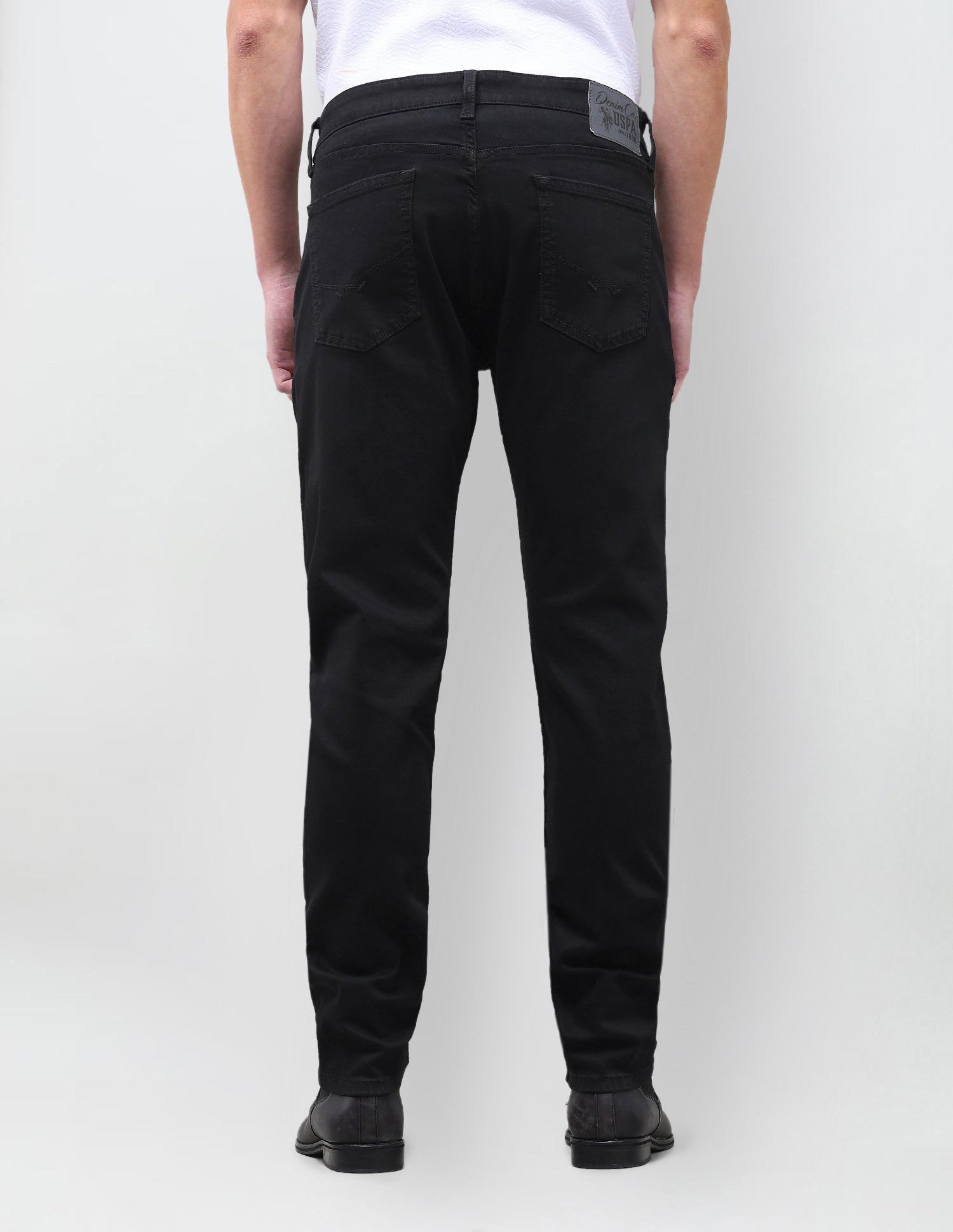 Brandon Slim-Tapered Fit Black Jeans Black - U.S. Polo Assn. India | Large