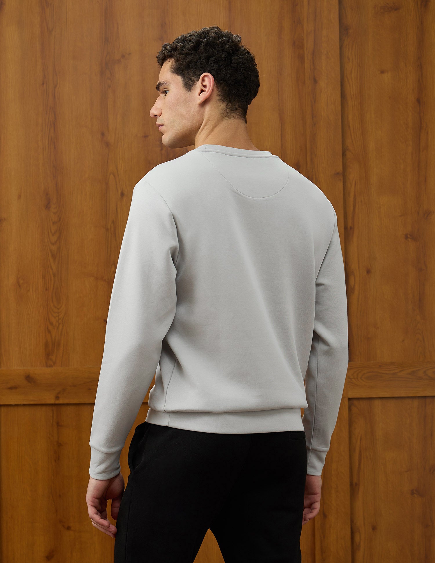 Regular Fit Varsity Theatre Sweatshirt Light Grey - U.S. POLO ASSN. | Large