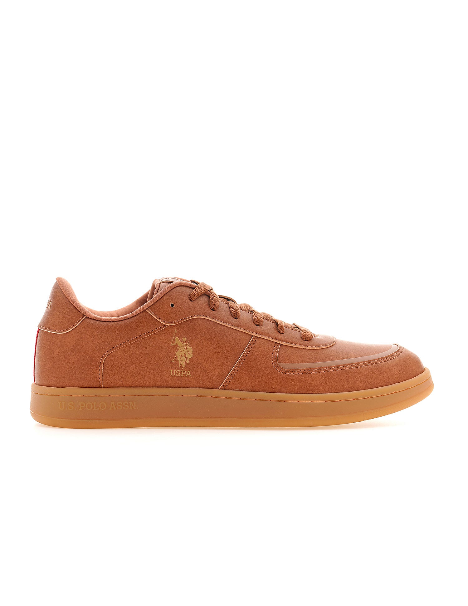 Men Reiner Tan Retro Court Sneakers Tan - U.S. POLO ASSN. | Large