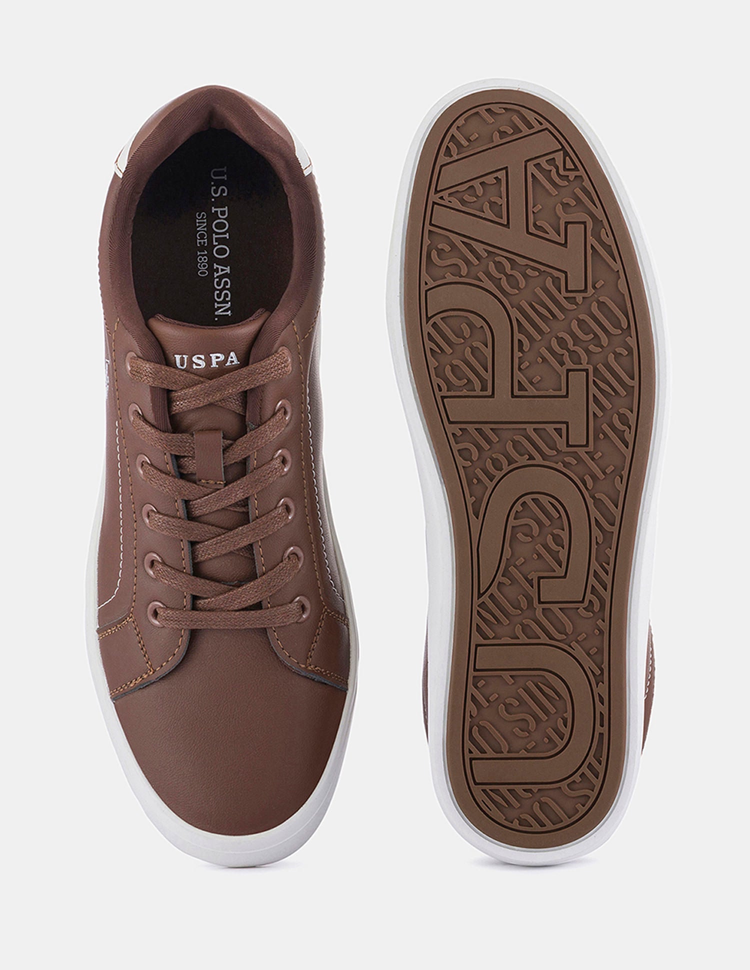 Men Rojas 3.0 Solid Sneakers Brown - U.S. POLO ASSN. | Large