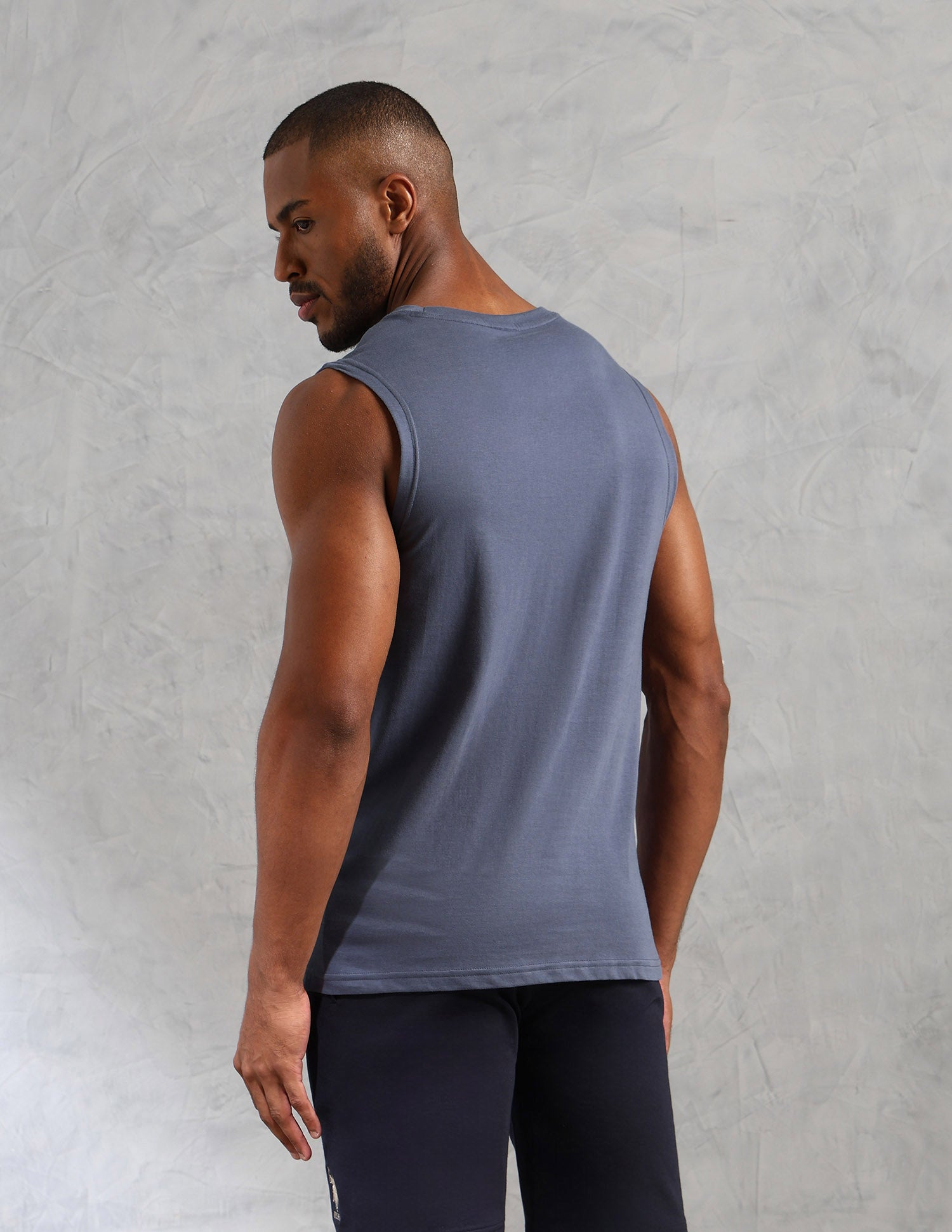 Brand Print Comfort Fit OEV06 Vest - Pack Of 1 Stormy Weather - U.S. POLO ASSN. | Large