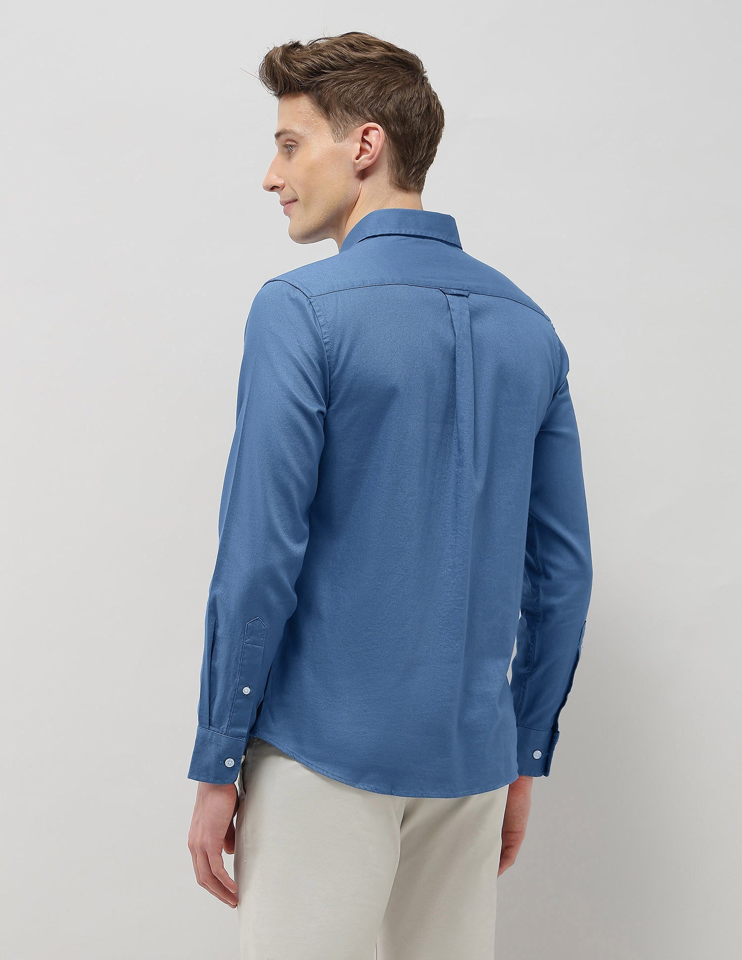 New Port Marina Dobby Shirt Teal - U.S. Polo Assn. India | Large