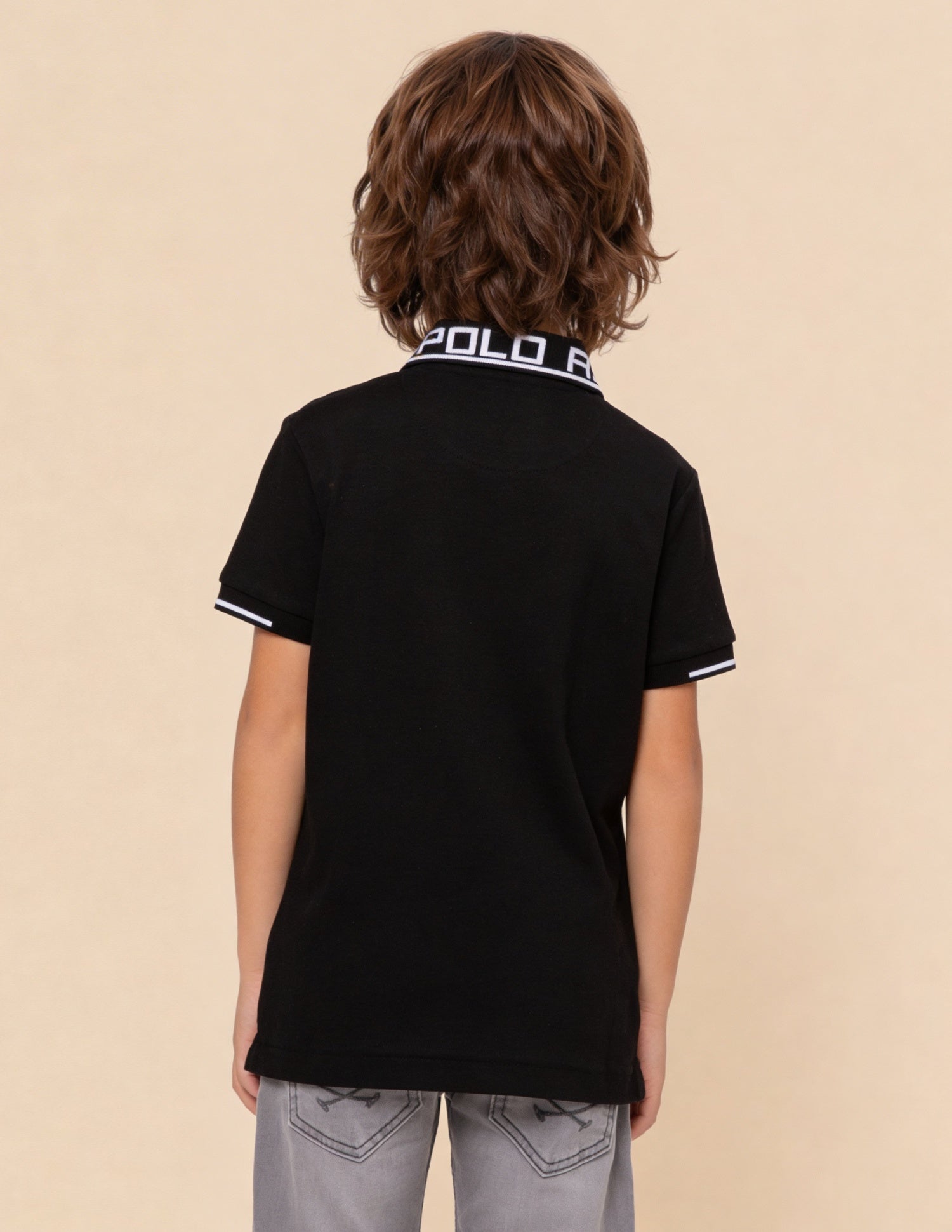 Solid Regular Fit Polo Shirt Black - U.S. Polo Assn. India | Large