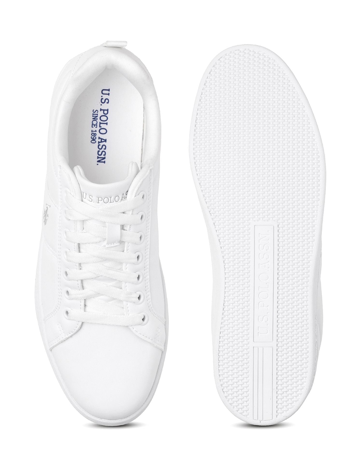 Men Dorim Solid Sneakers White - U.S. POLO ASSN. | Large