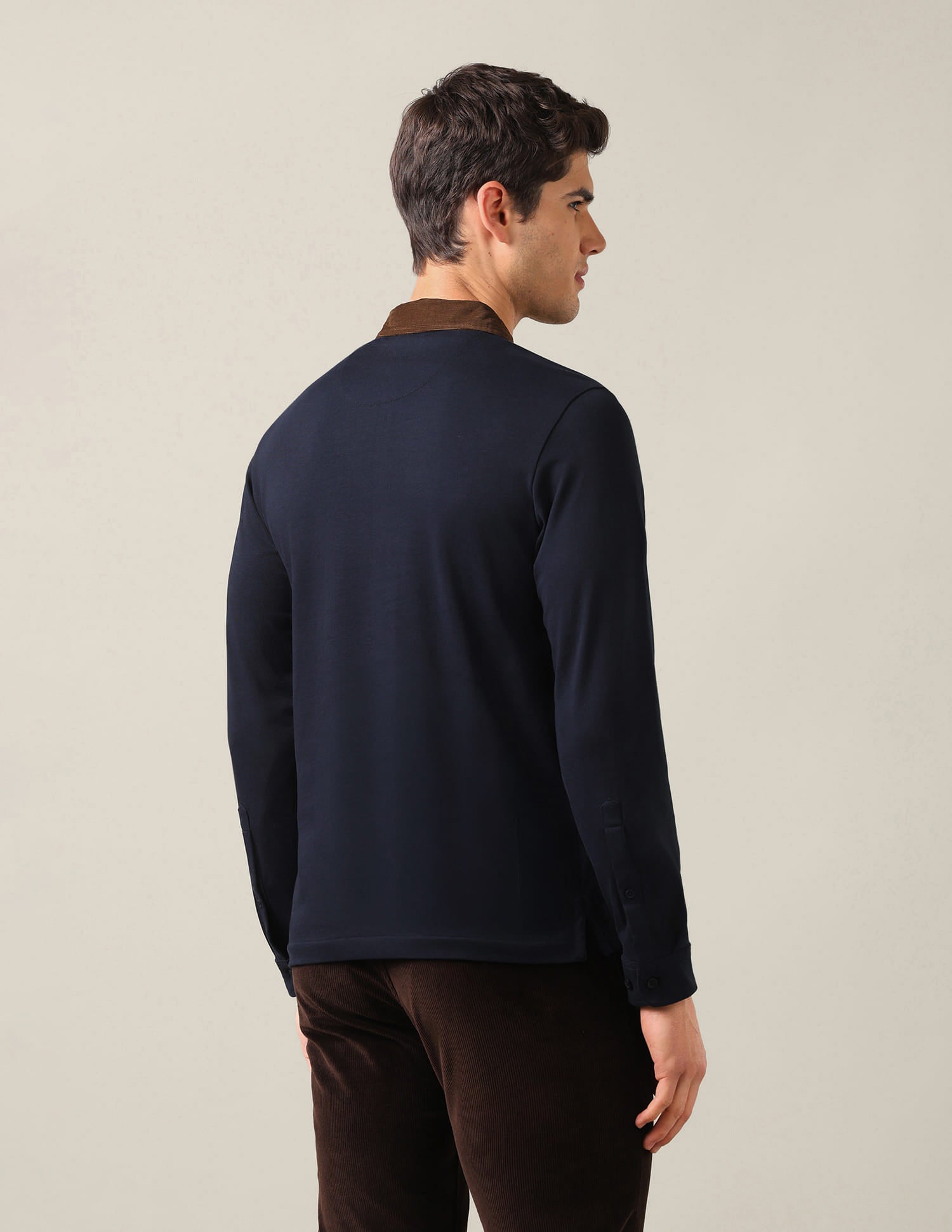 Solid Slim Fit Polo Shirt Blue - U.S. Polo Assn. India | Large