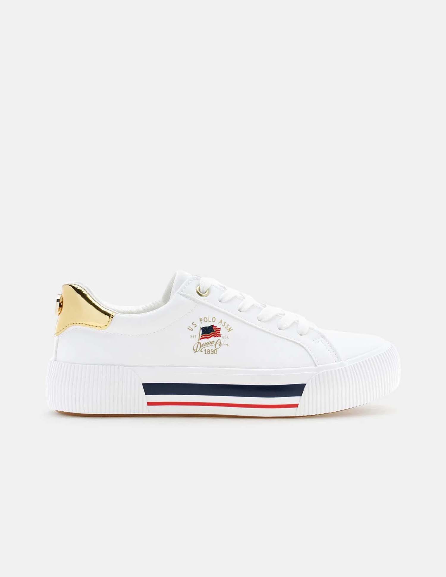 Lizzie 3.0 Off White Chunky Sneaker Shoes Off White - U.S. Polo Assn. India | Large