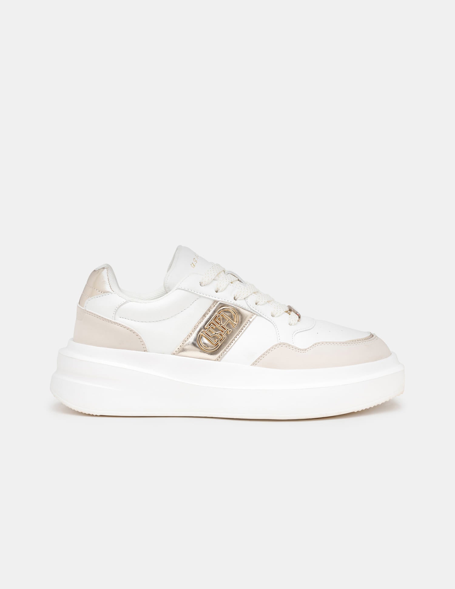 Winslet Beige Light Weight Sneaker Shoes Beige - U.S. Polo Assn. India | Large