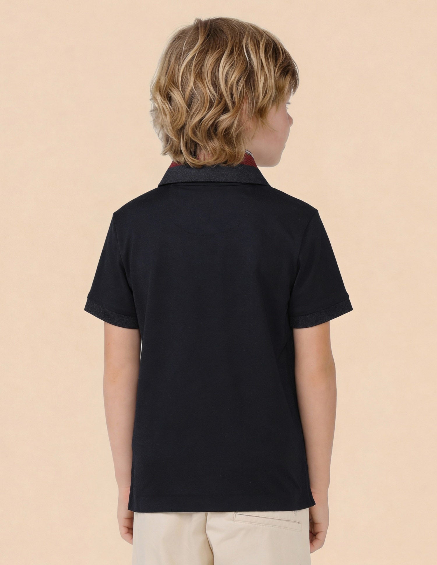 Boys Regular Fit Mini Me Polo Shirt Navy - U.S. Polo Assn. India | Large