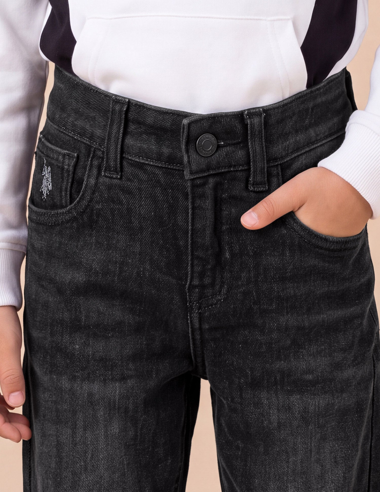 Connor Bootcut Black Jeans Black - U.S. Polo Assn. India | Large