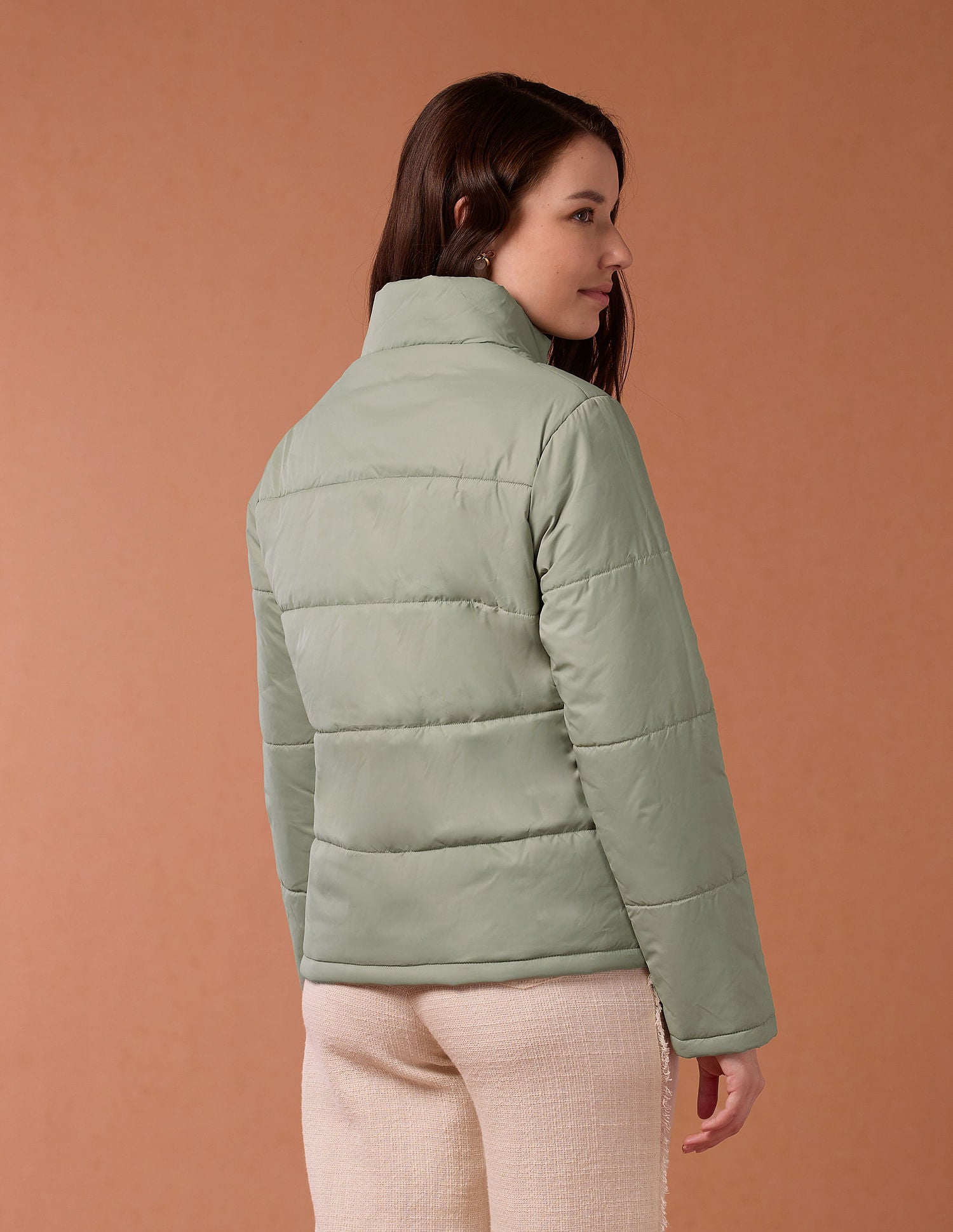 High Neck Puffer Jacket Mint - U.S. POLO ASSN. | Large