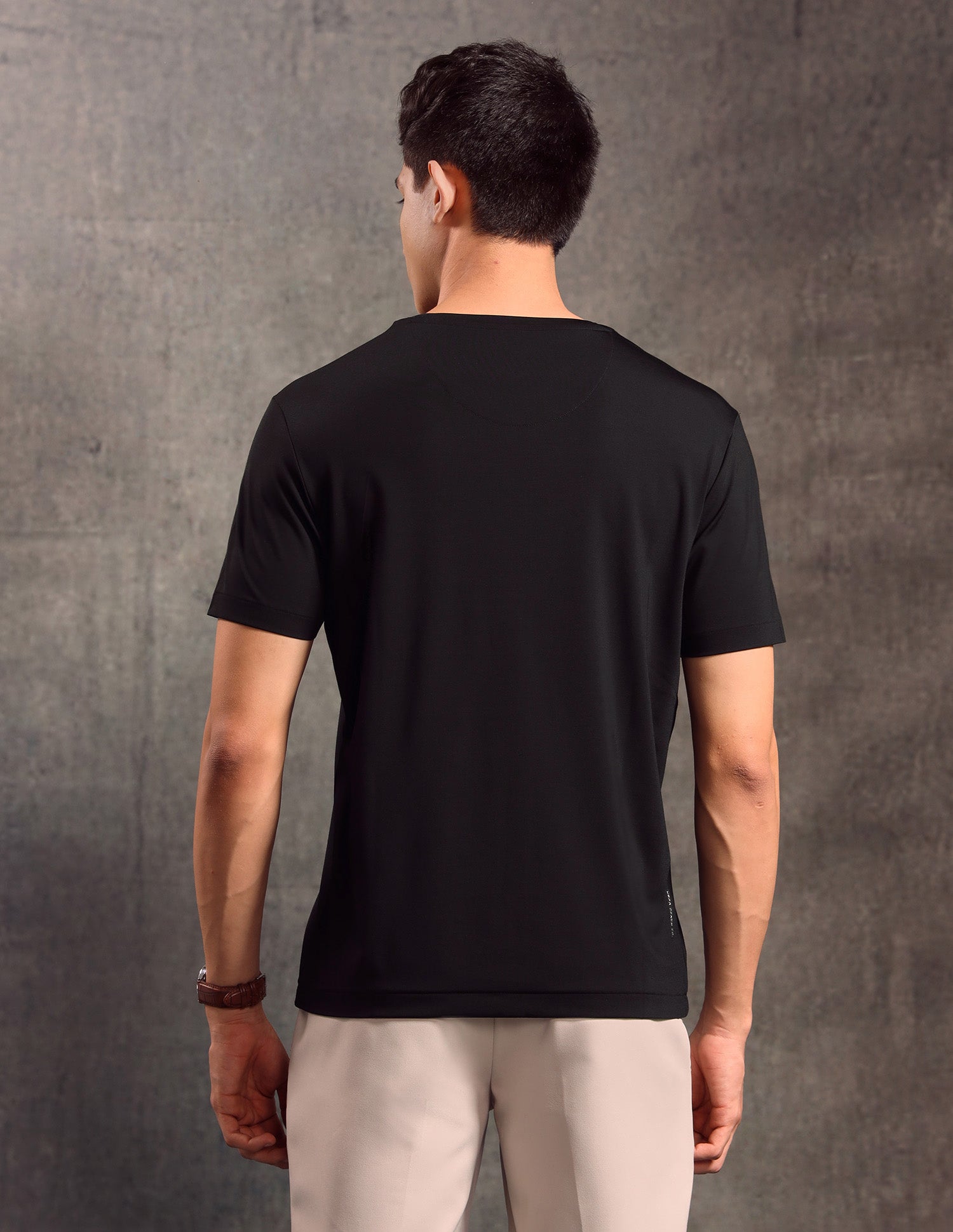 Solid Regular Fit T-shirt Black - U.S. POLO ASSN. | Large