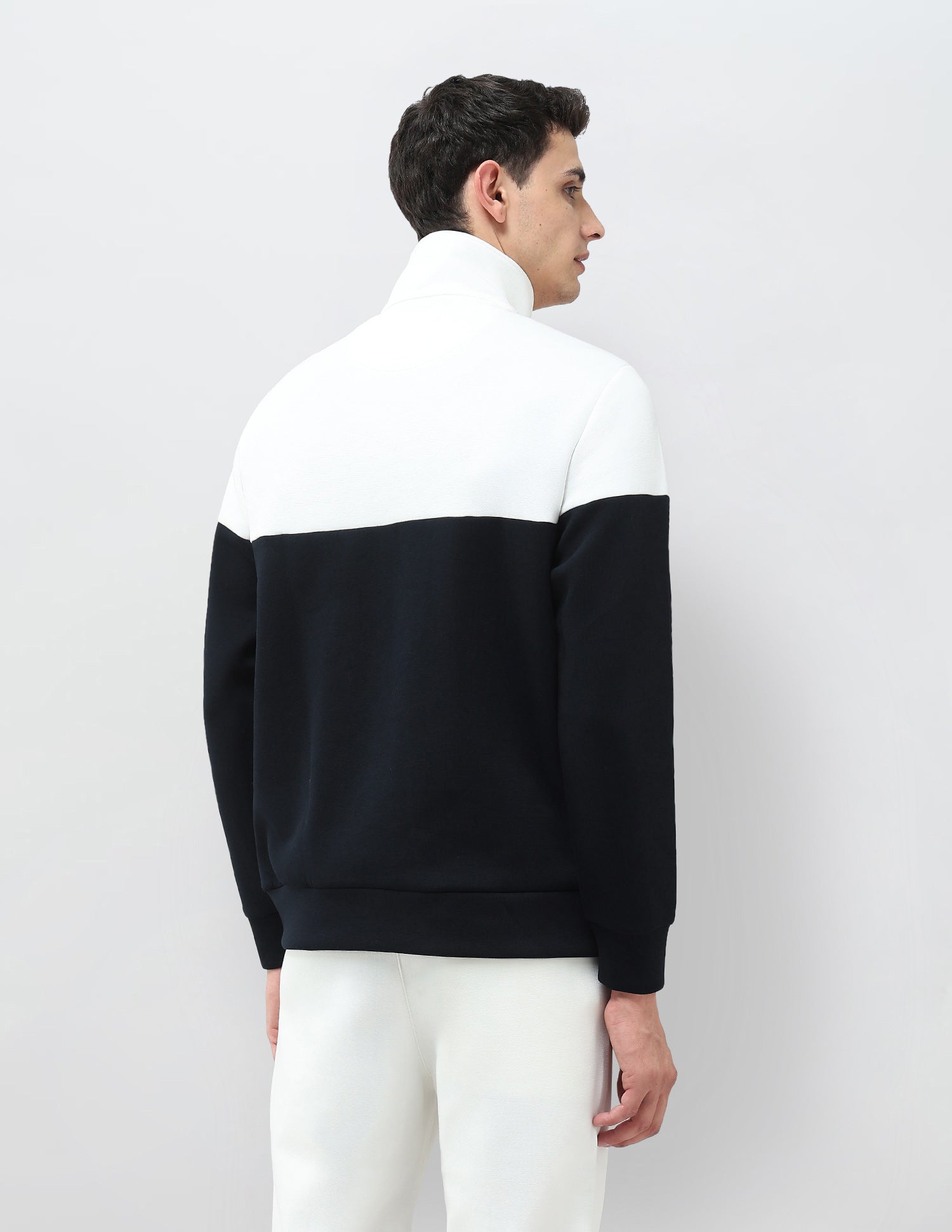 Colour Blocked Regular Fit Sweatshirt Navy - U.S. POLO ASSN. | Large