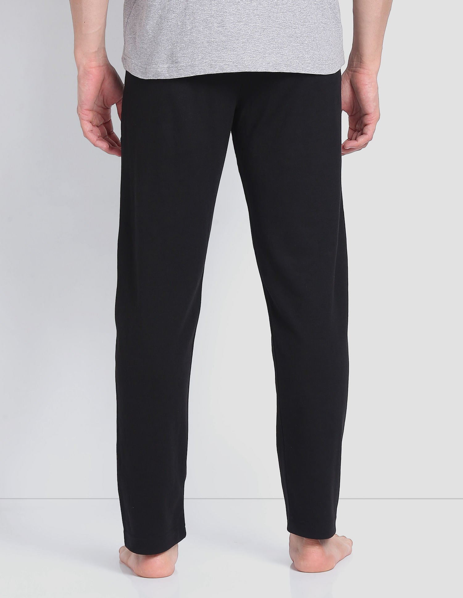 Solid LR006 Lounge Track Pants - Pack Of 1 Black - U.S. POLO ASSN. | Large