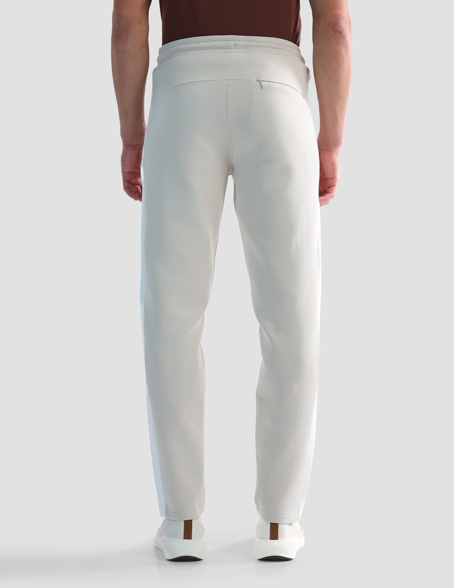 Mid Rise Regular Fit Active Track Pants Beige - U.S. POLO ASSN. | Large