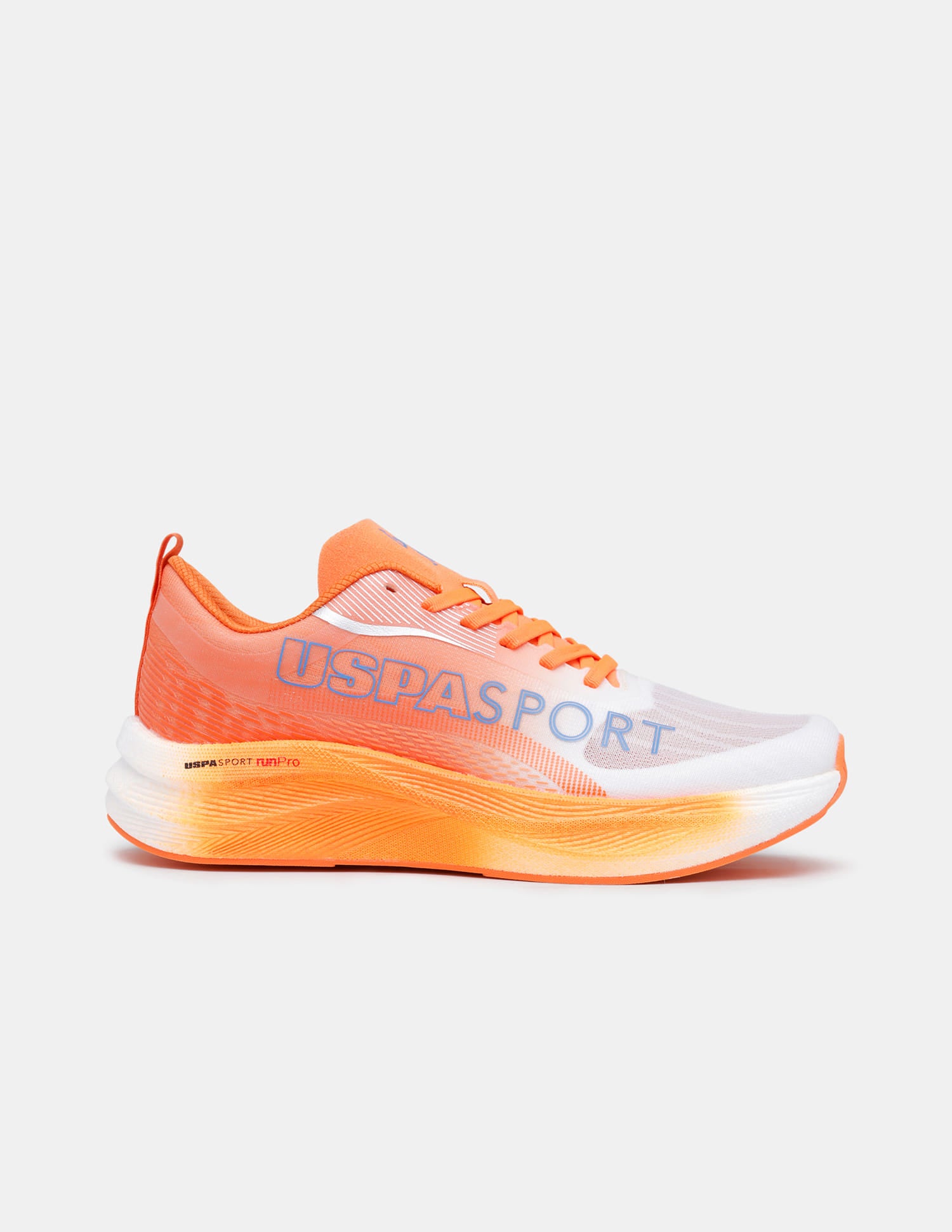 Men Oskar Uspa Sport Running Shoes Orange - U.S. Polo Assn. India | Large