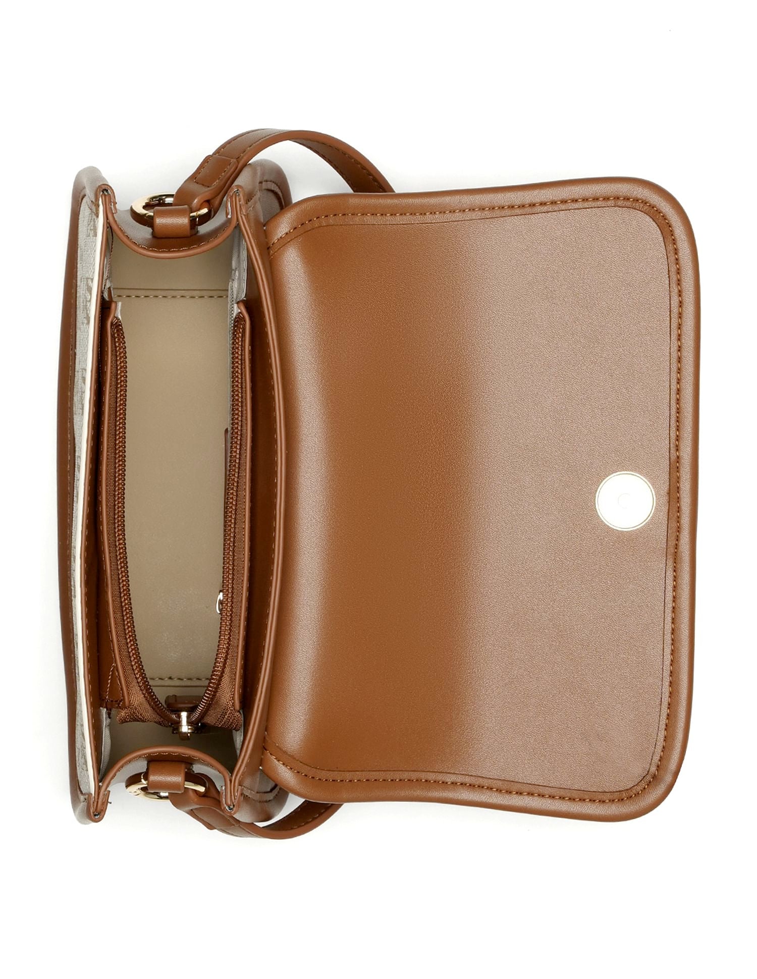 Trinity Monogram Handbag Off White - U.S. POLO ASSN. | Large