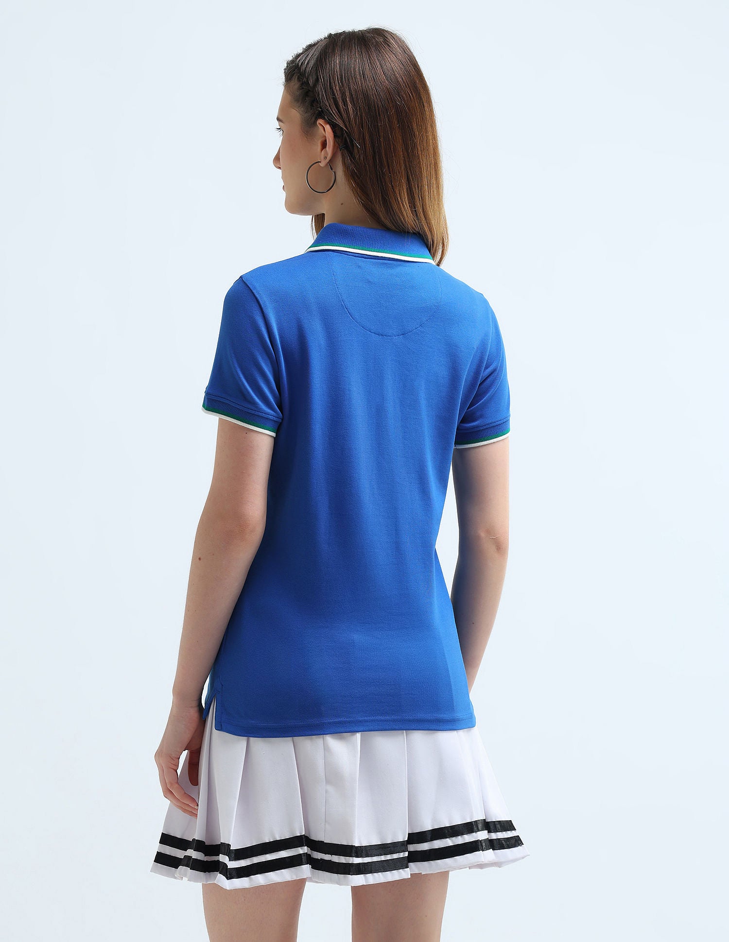Crest Logo Regular Polo Shirt Blue - U.S. Polo Assn. India | Large
