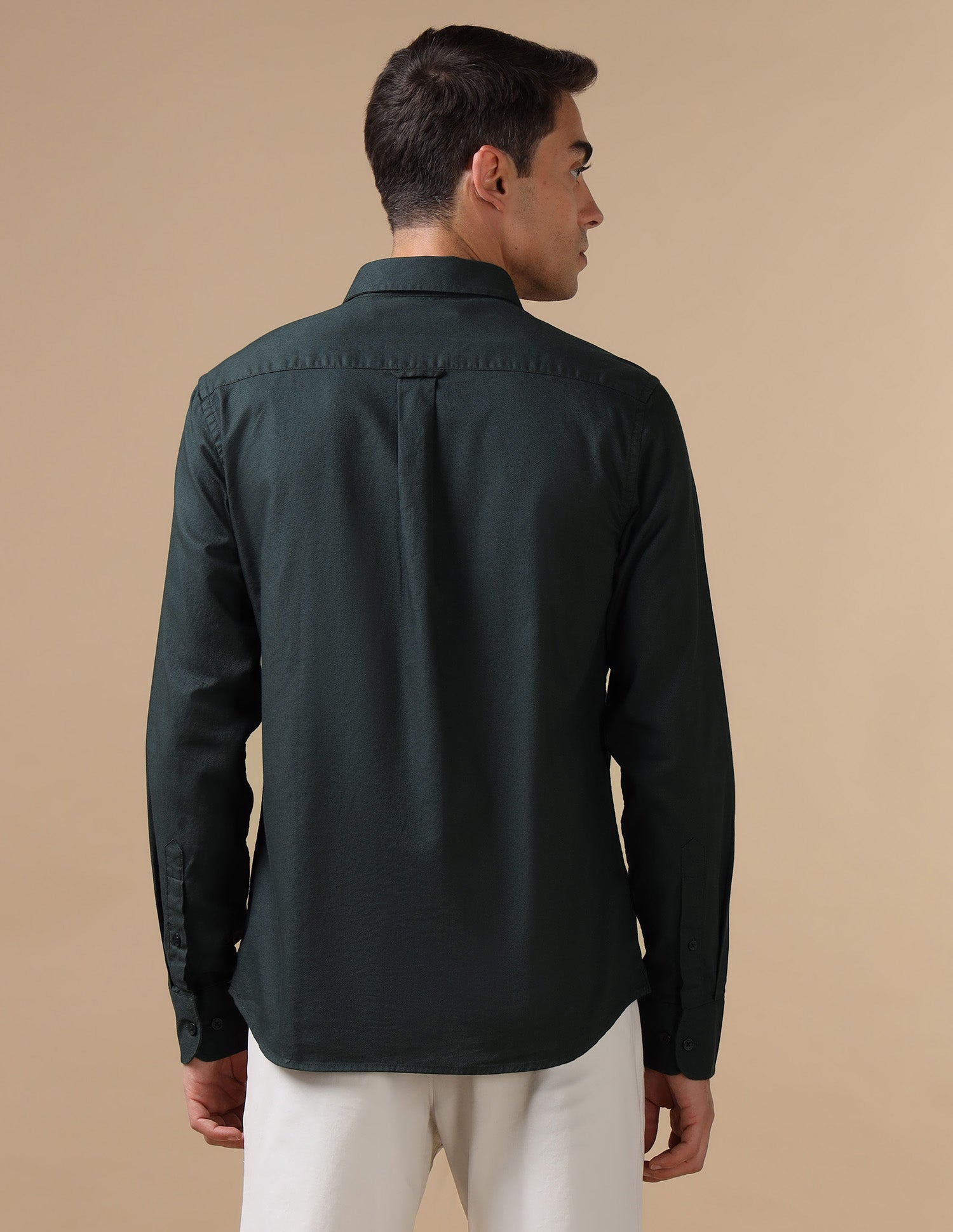 Dobby Pure Cotton Shirt Teal - U.S. POLO ASSN. | Large