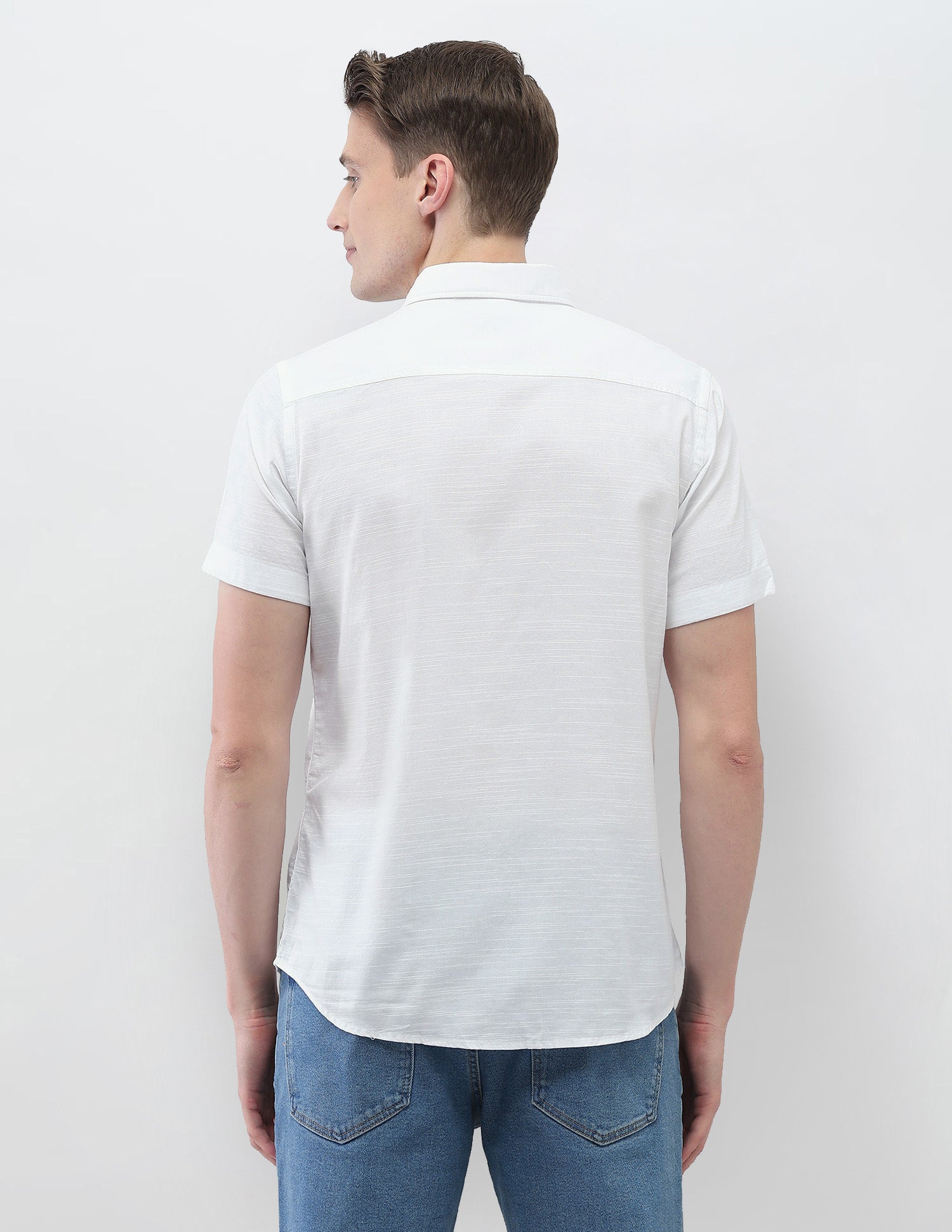 Motel On The Coast Regular Fit Shirt White - U.S. Polo Assn. India | Large