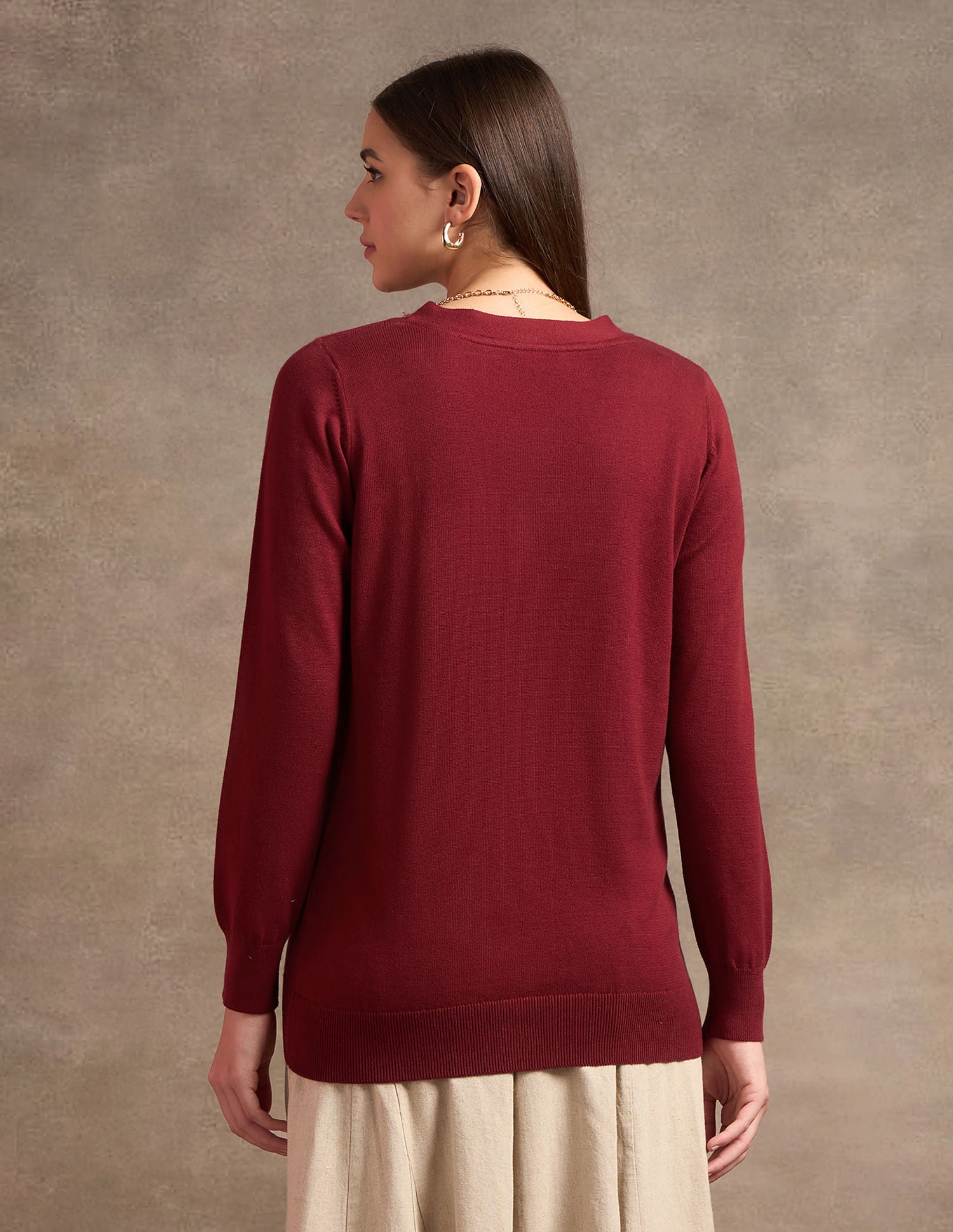 Pure Cotton Regular Fit Cardigan Red - U.S. POLO ASSN. | Large