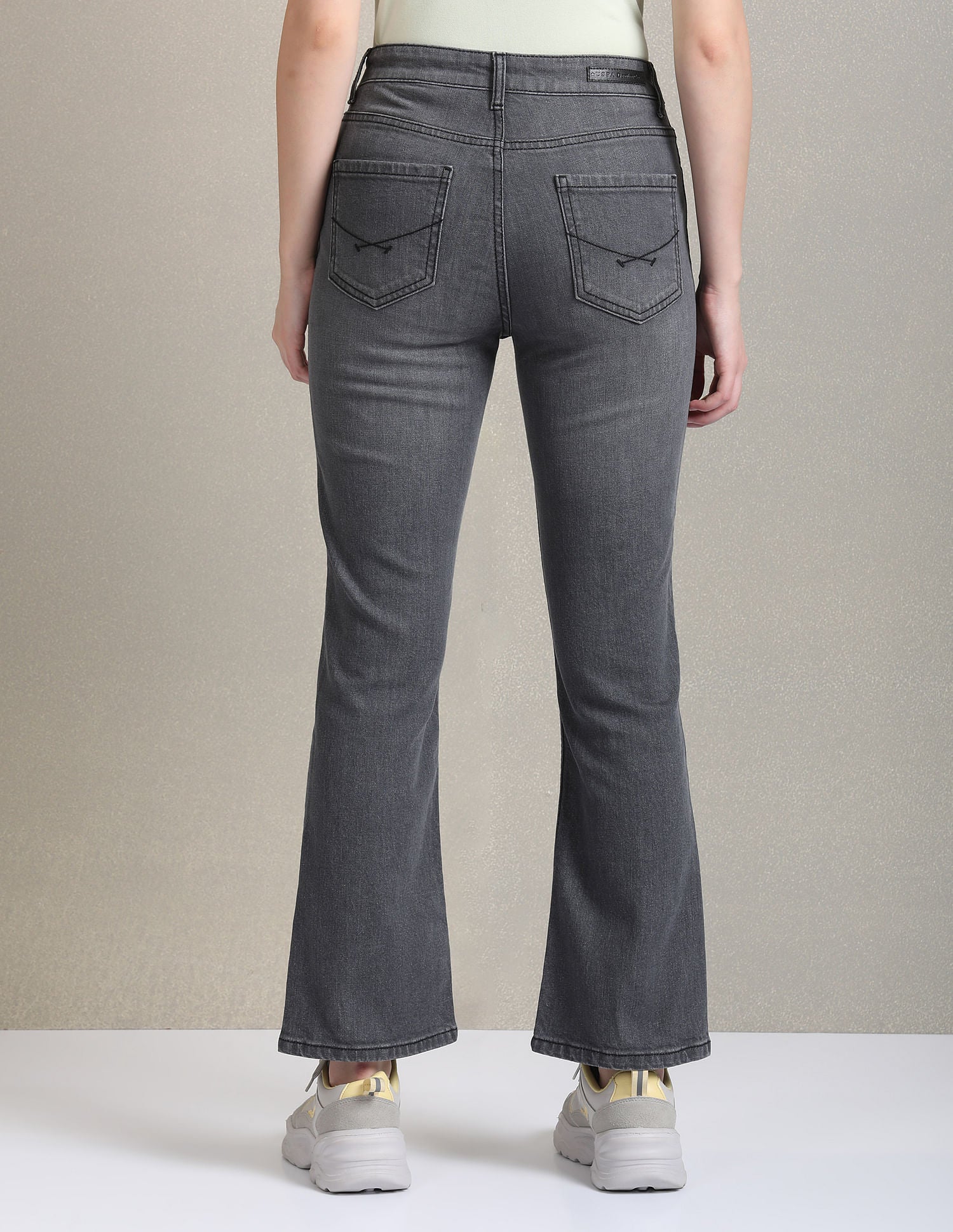 Boot Cut Fit Grey Jeans Grey - U.S. Polo Assn. India | Large