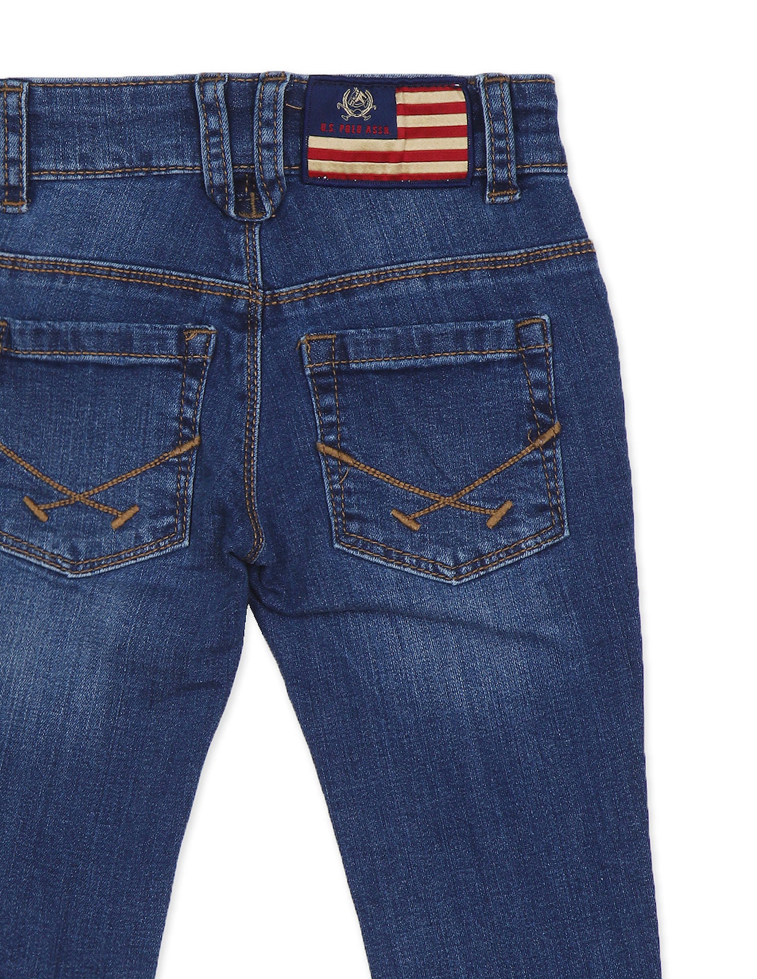 Skinny Fit Wash Jeans Blue - U.S. Polo Assn. India | Large