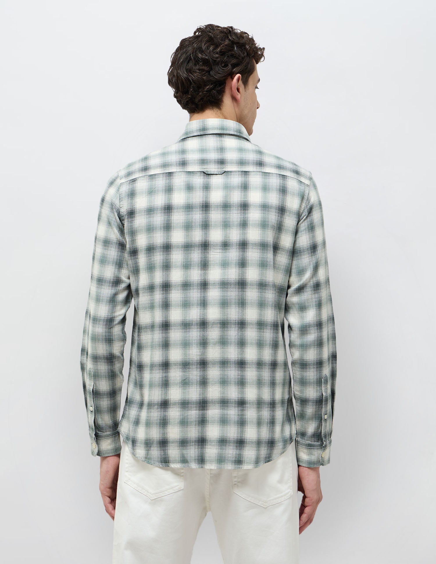 Tartan Checked Regular Fit Shirt Green - U.S. POLO ASSN. | Large