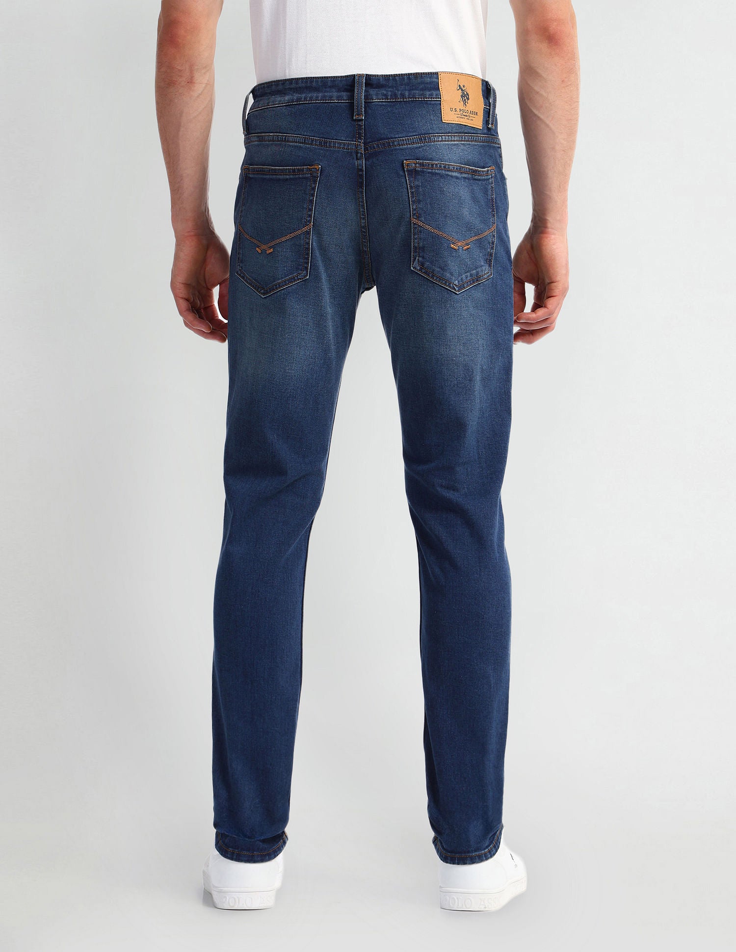 Brandon Slim Fit Blue Jeans Blue - U.S. Polo Assn. India | Large