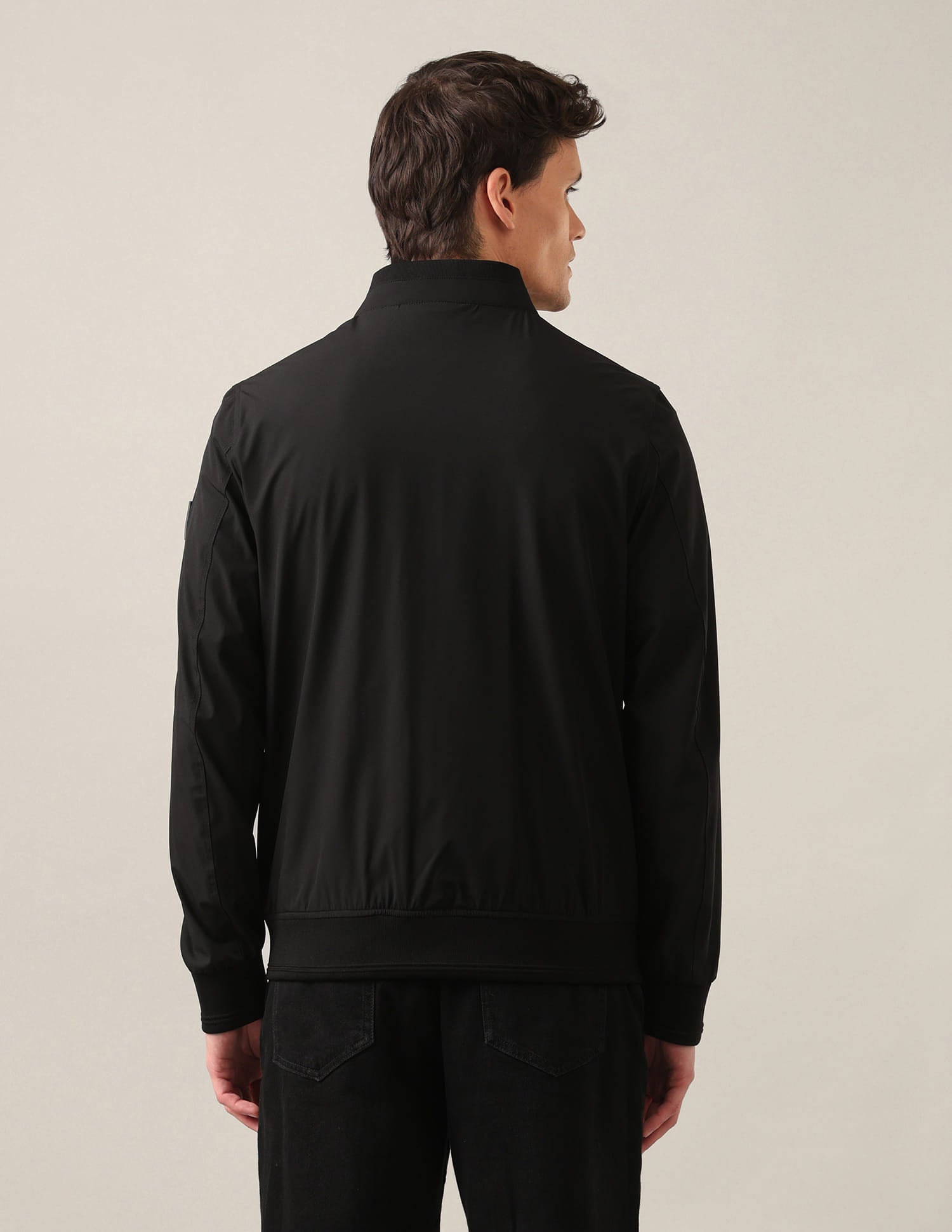 Bomber Windcheater Jacket Black - U.S. Polo Assn. India | Large
