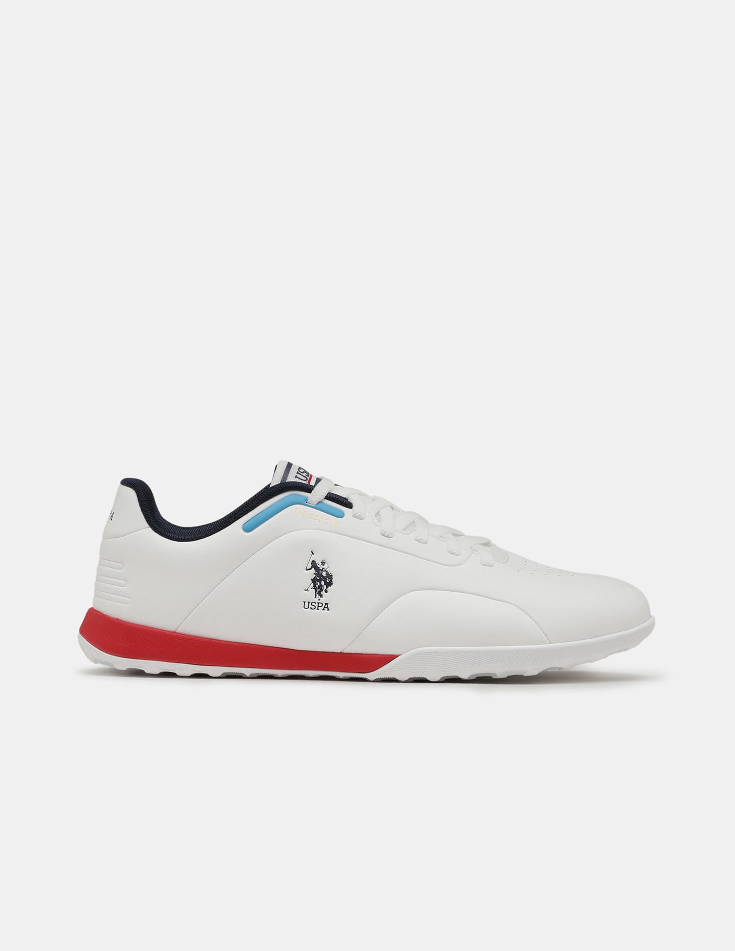 Round Toe Lace Ups The Edge 90 Sneakers White - U.S. Polo Assn. India | Large
