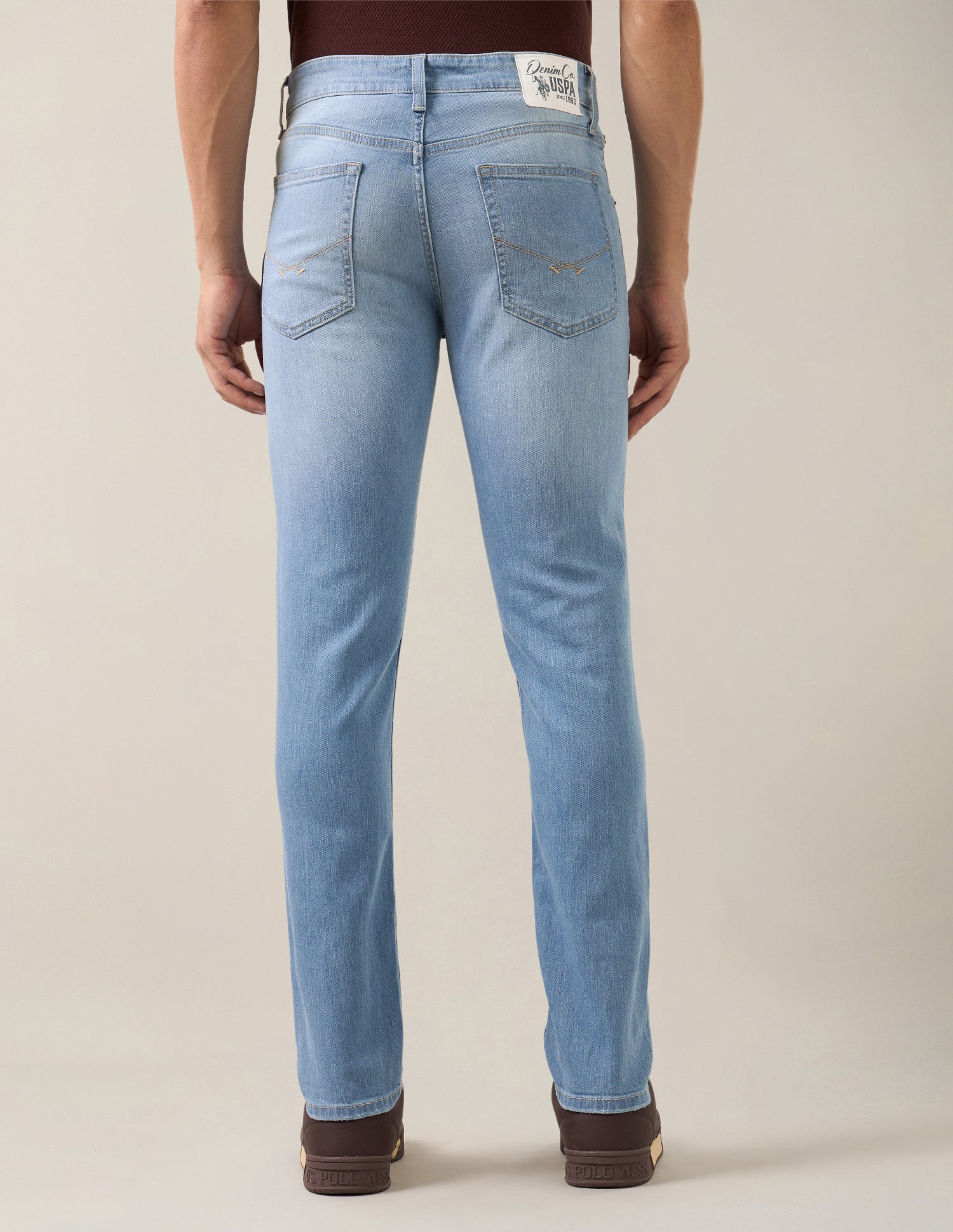 Regallo Skinny Fit Blue Jeans Blue - U.S. Polo Assn. India | Large