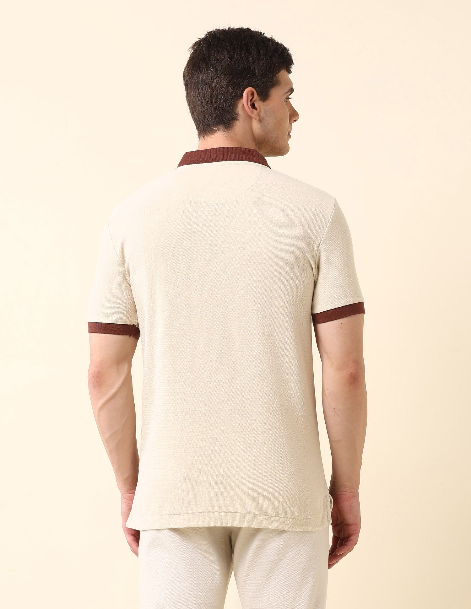 Vertical Striped Classic Polo Shirt Off White - U.S. Polo Assn. India | Large