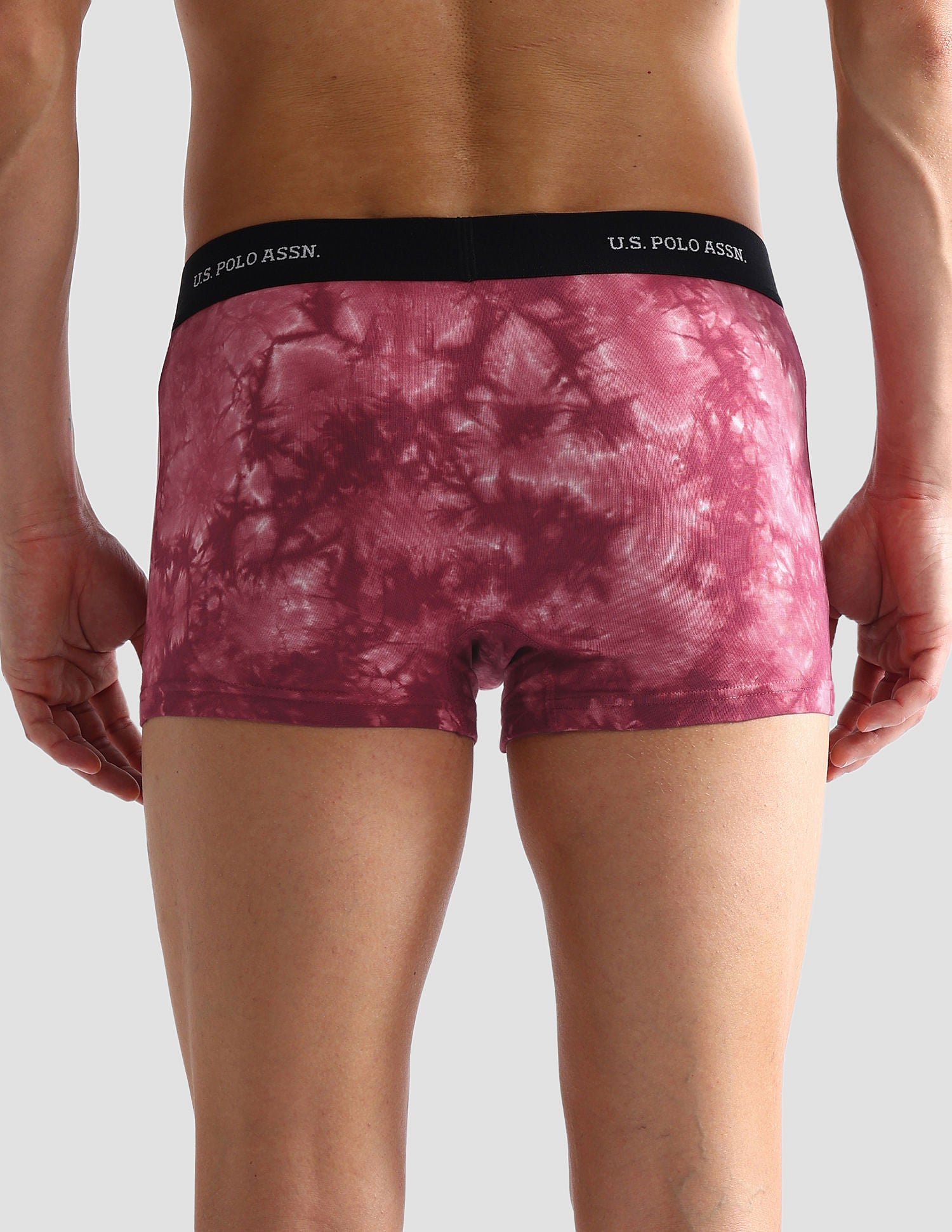Cotton Stretch Antibacterial OET03 Trunks - Pack Of 1 Wine - U.S. POLO ASSN. | Large