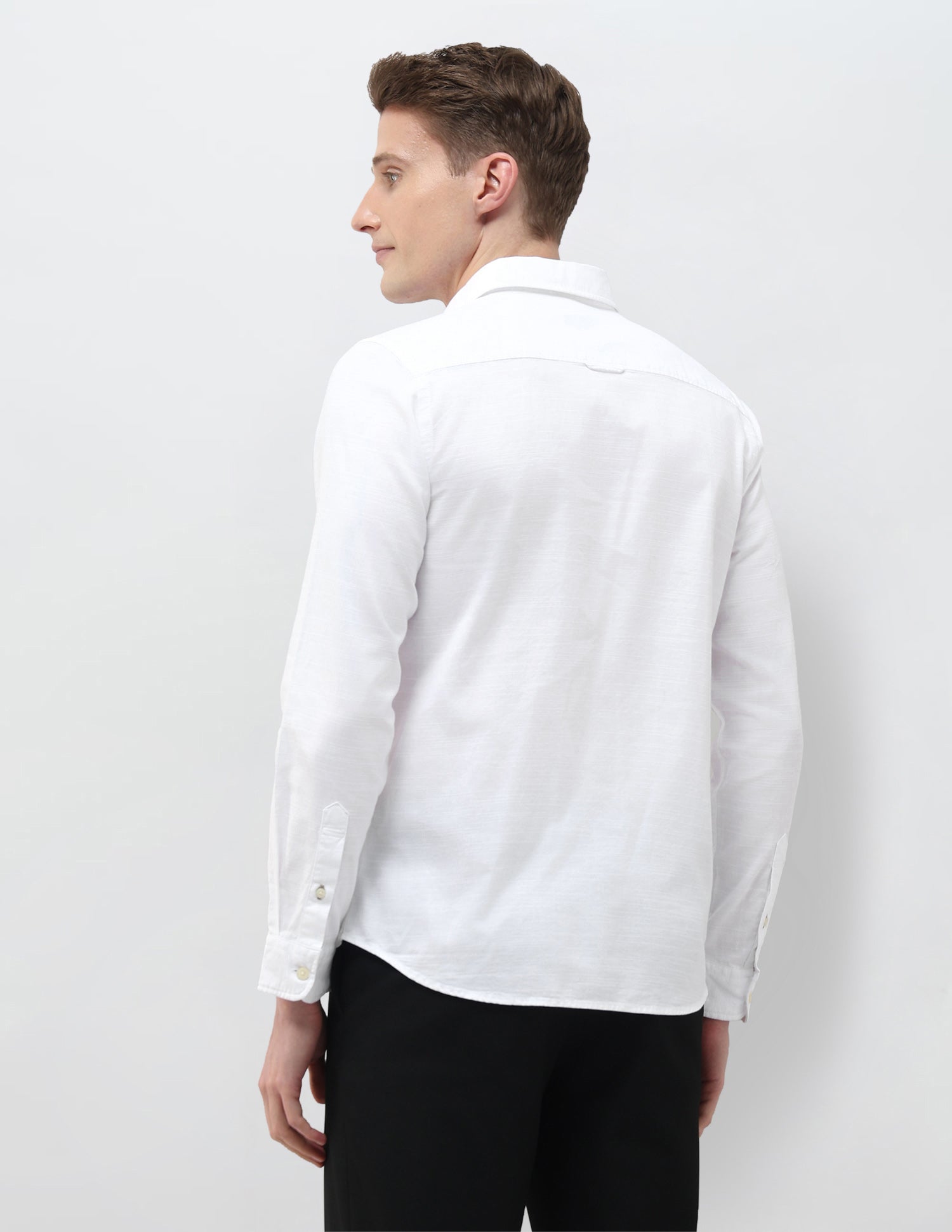 Summer House Regular Fit Shirt White - U.S. Polo Assn. India | Large