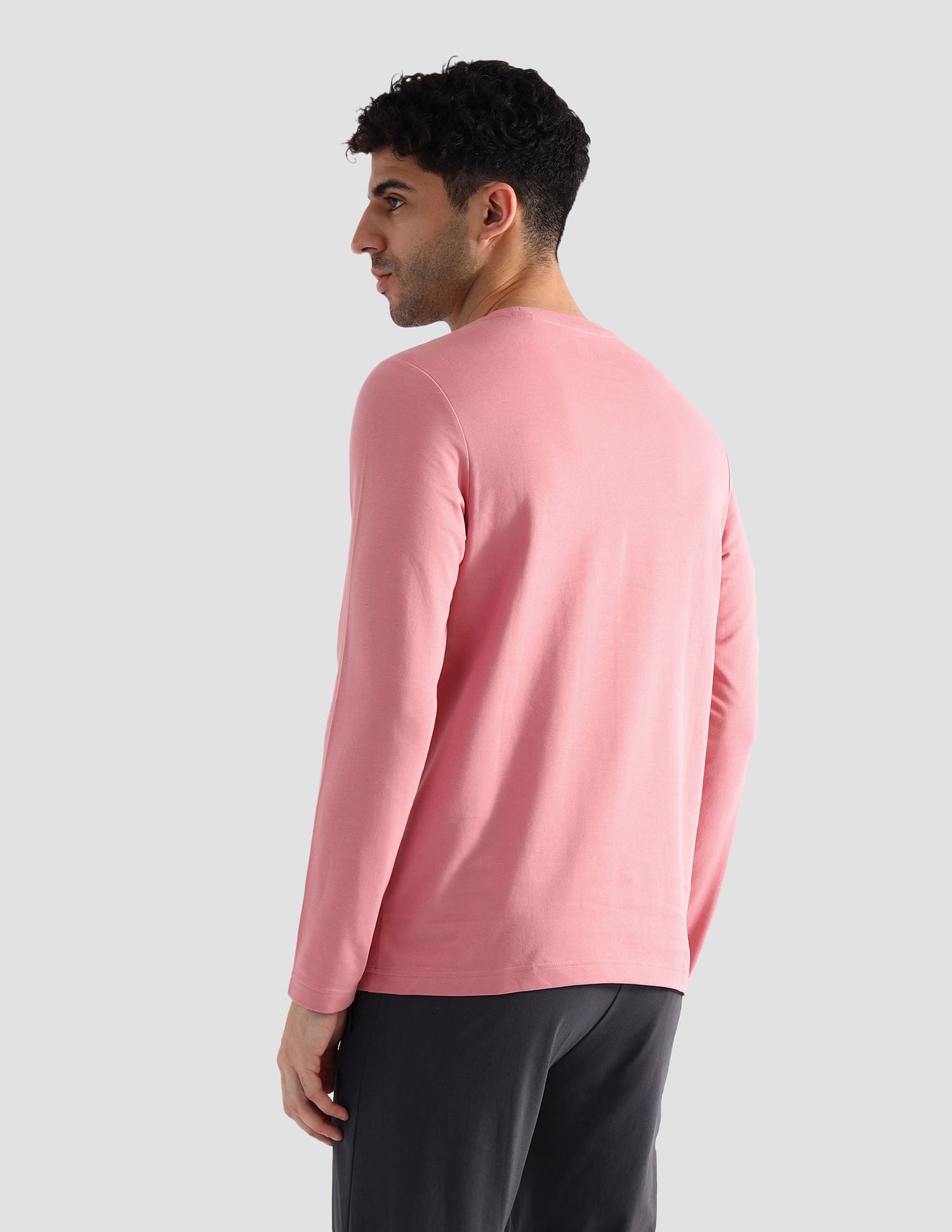 Pure Cotton Oversized OEE05 Lounge T-Shirt Pink - U.S. POLO ASSN. | Large