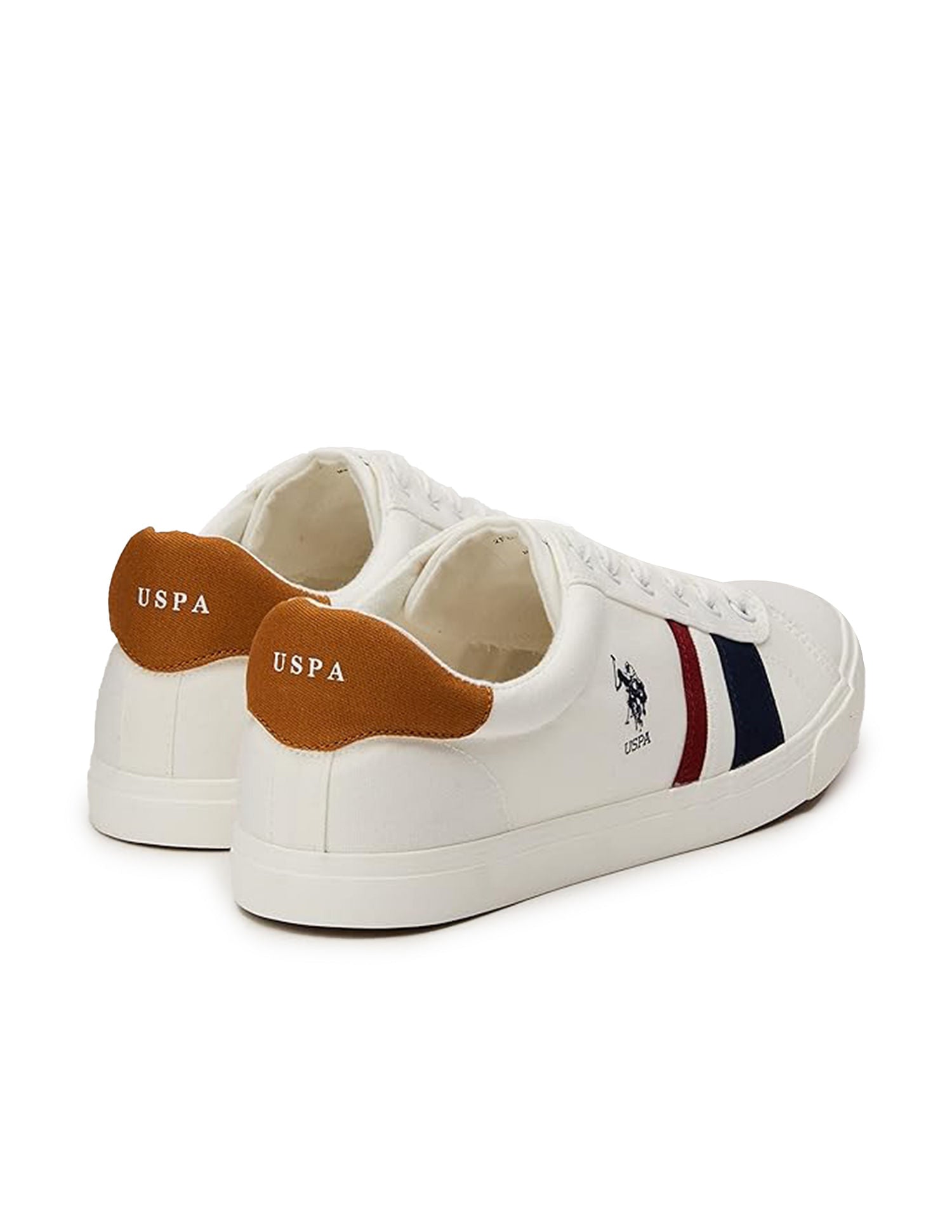 Men Colour Block Abor Sneakers Off White - U.S. Polo Assn. India | Large