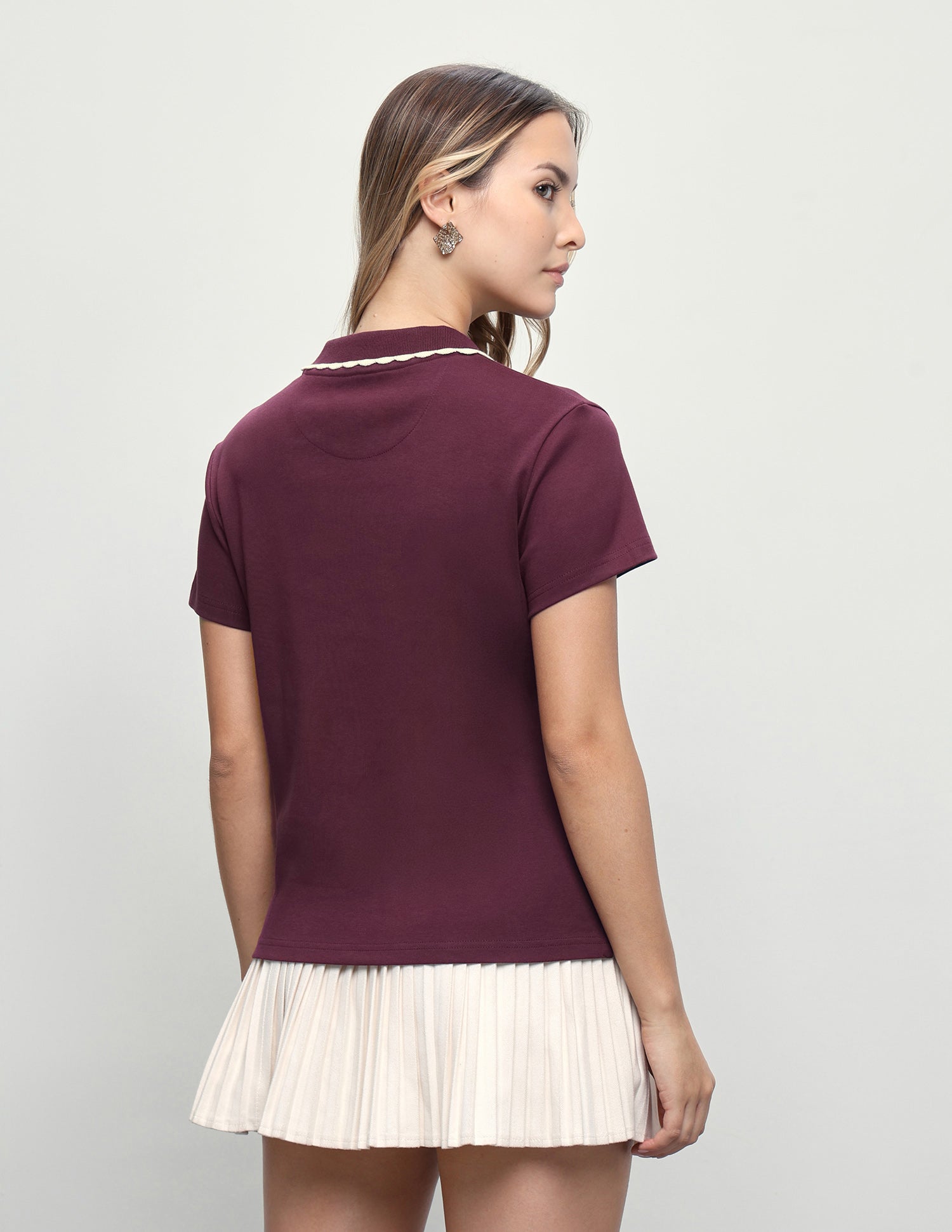 Solid Regular Fit Polo Shirt Purple - U.S. Polo Assn. India | Large