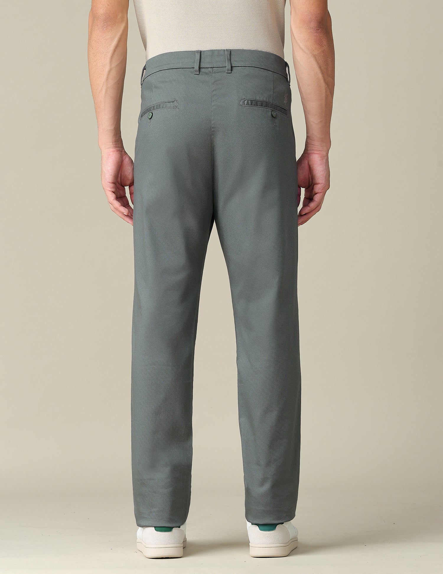 Mid Rise Riley Straight Fit Trousers Olive - U.S. POLO ASSN. | Large