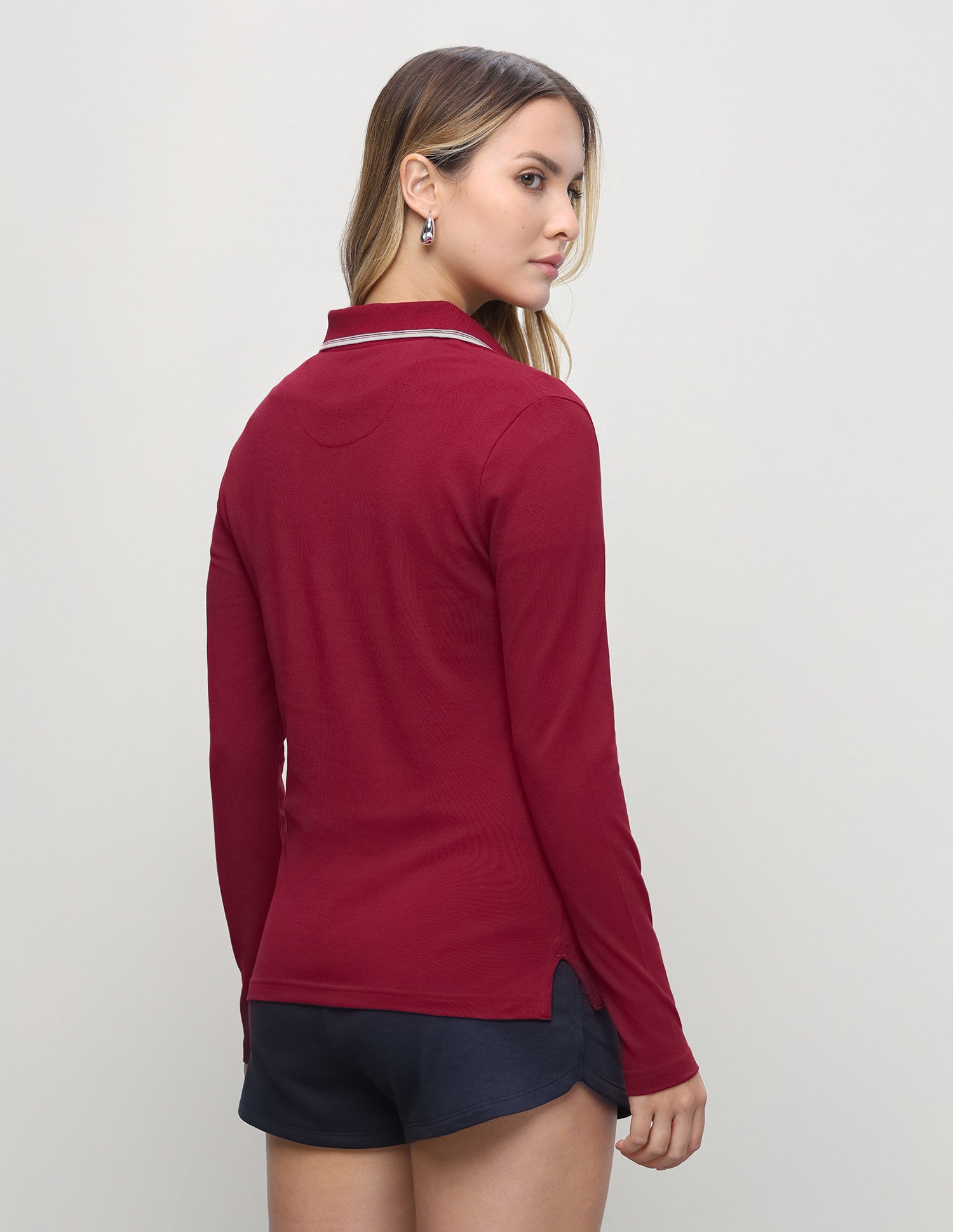 Solid Regular Fit Polo Shirt Dark Red - U.S. Polo Assn. India | Large