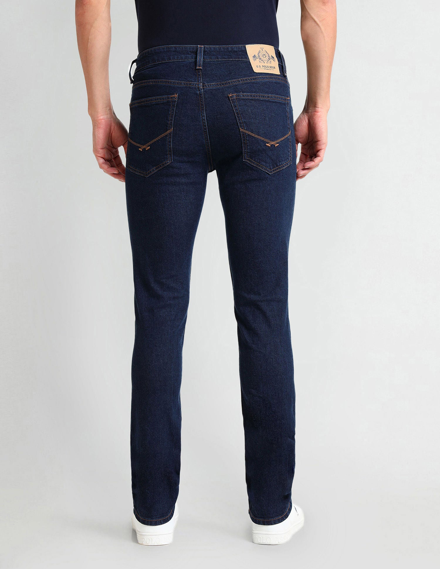 Regallo Skinny Fit Navy Jeans Navy - U.S. Polo Assn. India | Large