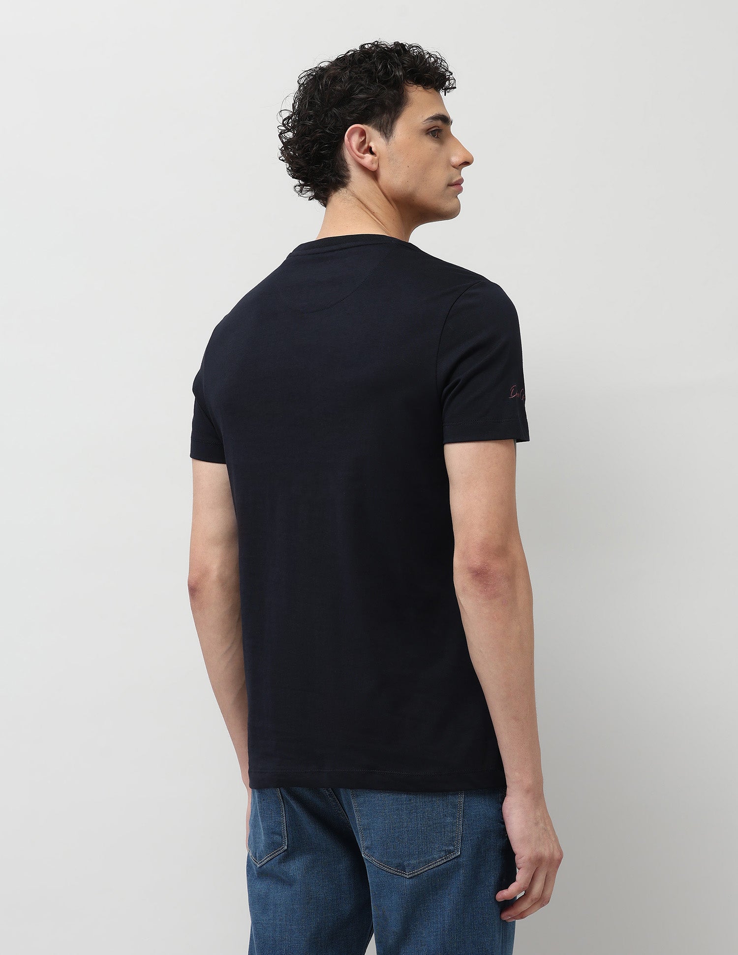 Intercollegiate Muscle Fit T- Shirt Navy - U.S. POLO ASSN. | Large