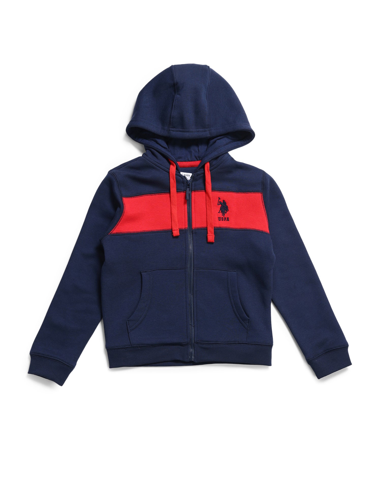 Boys Brand Printed Regular Fit Sweatshirt Navy - U.S. POLO ASSN. | Large