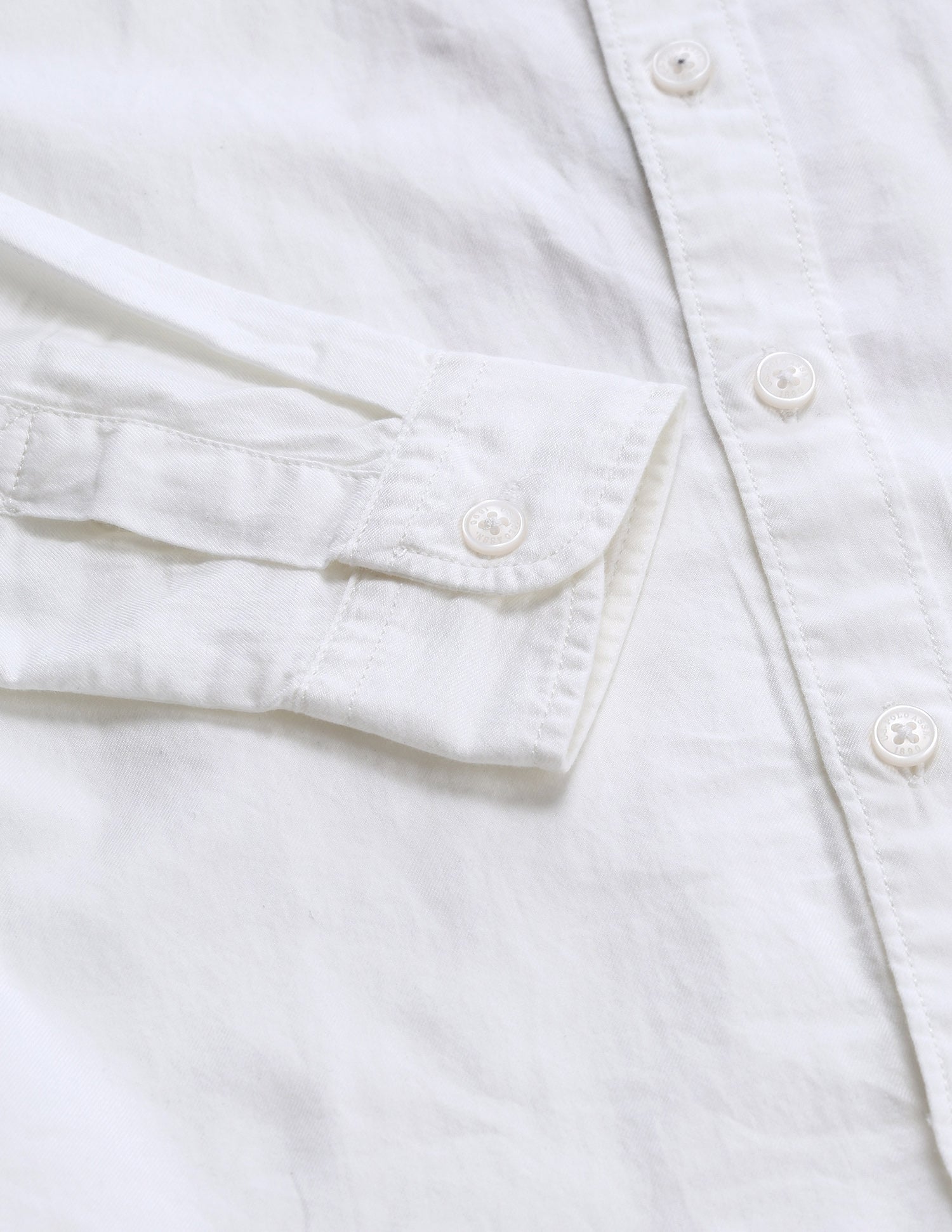 Boys Straight Fit Twill Weave Graphic Shirt White - U.S. POLO ASSN. | Large