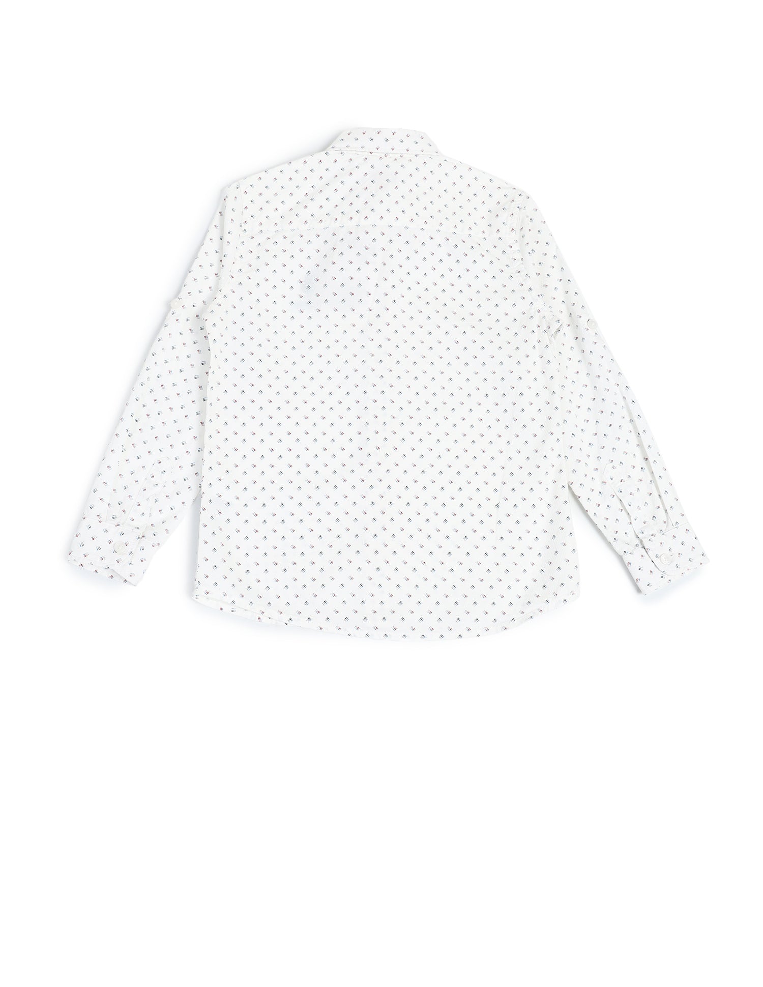 Boys Regular Fit All-Over Printed Shirt White - U.S. POLO ASSN. | Large