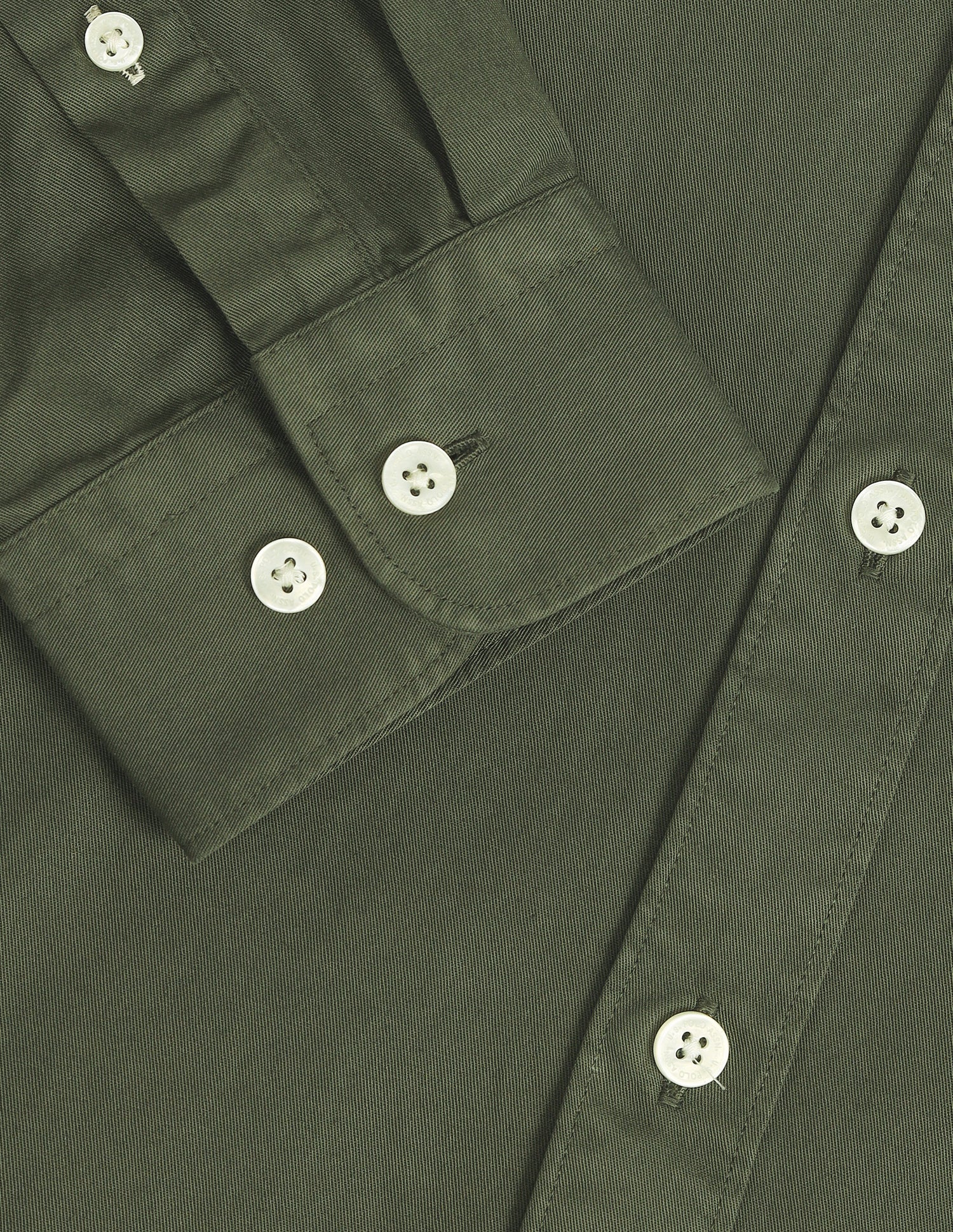 Solid Slim Fit Shirt Light Olive - U.S. POLO ASSN. | Large